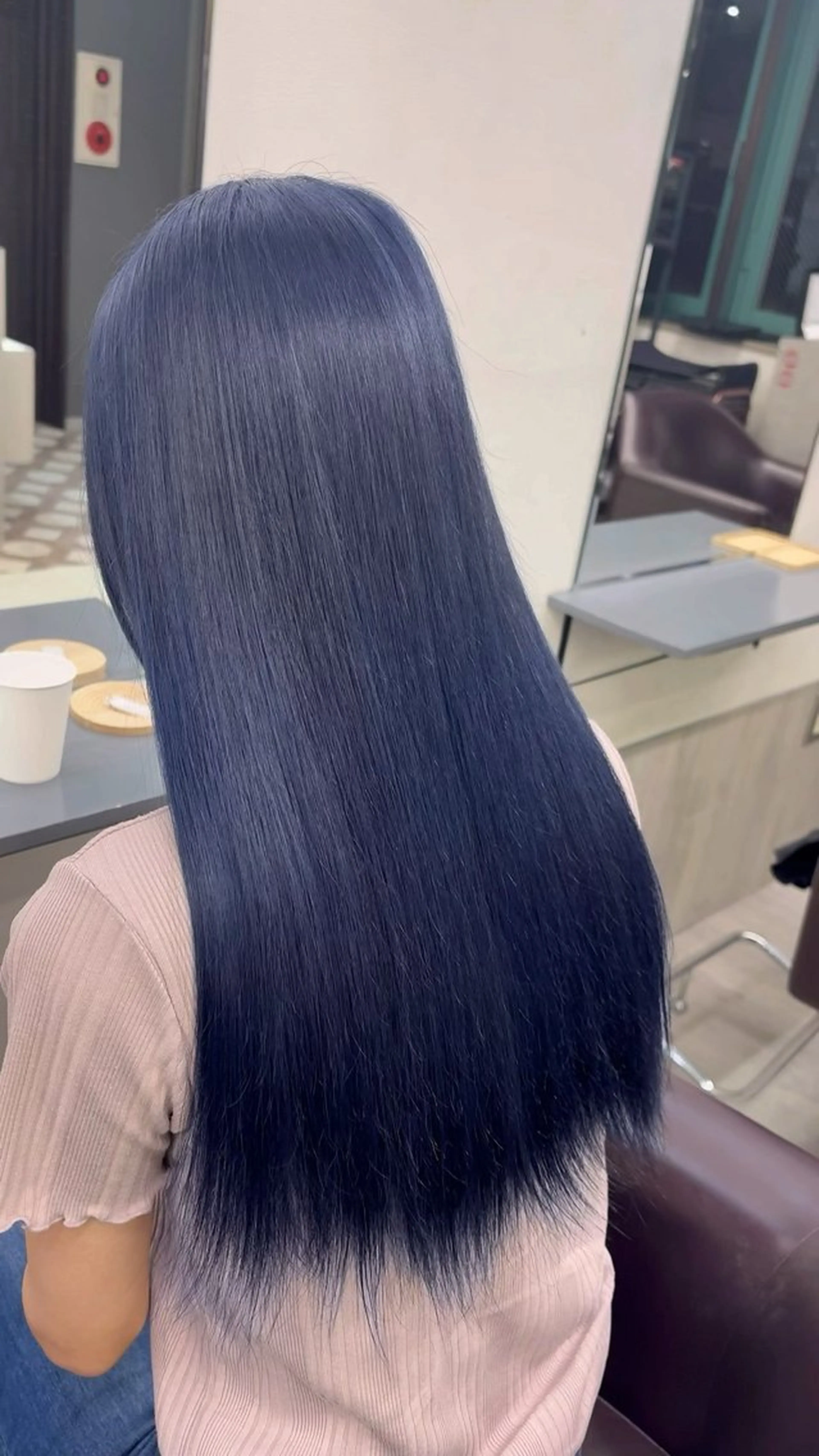 ロング ヘアカラー トリートメント ハイトーン/デザイン 天神SAKURAのヘアスタイル
