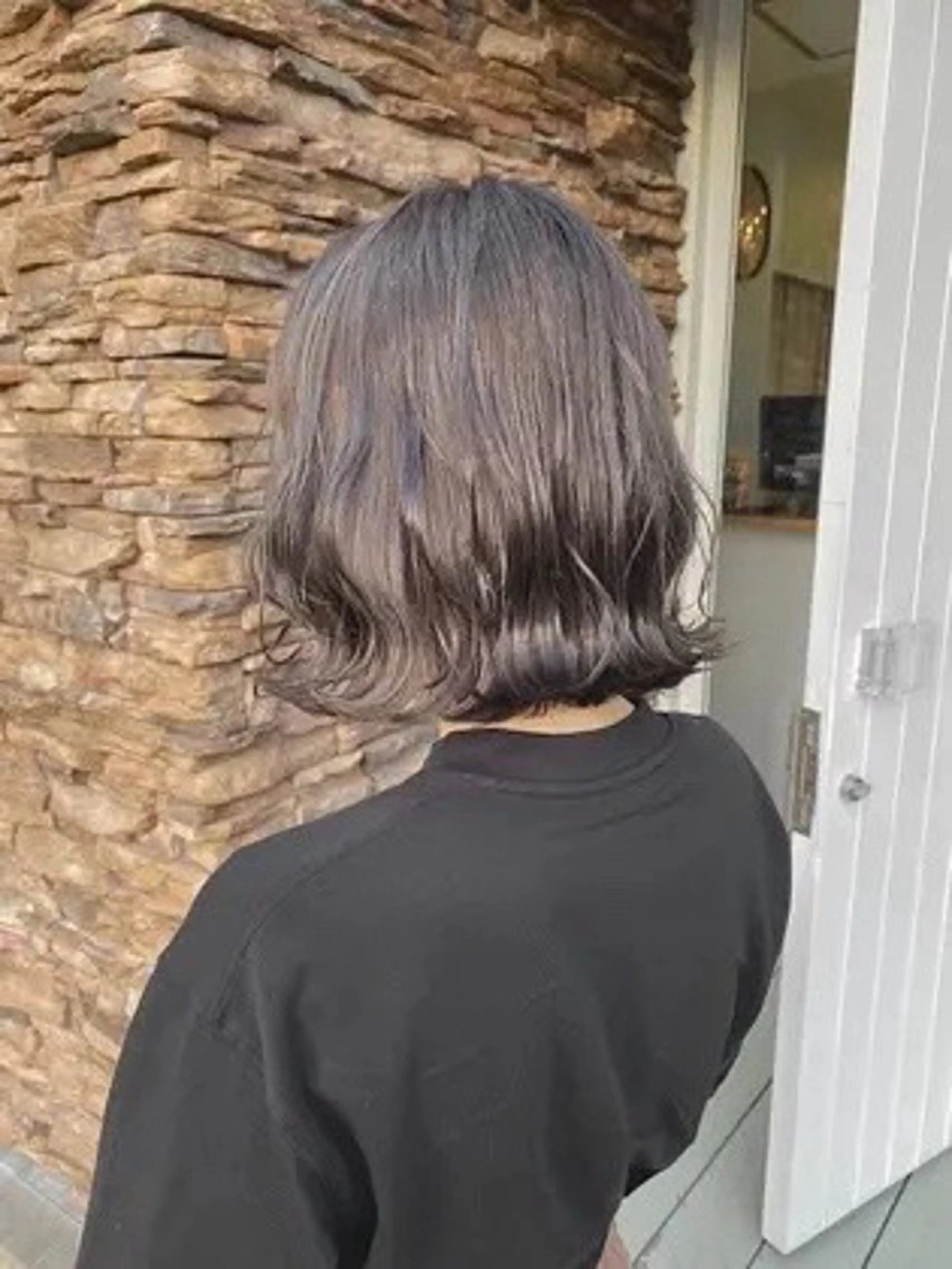 ミディアム カラー 似合わせバランス得意 青野さくらのヘアスタイル