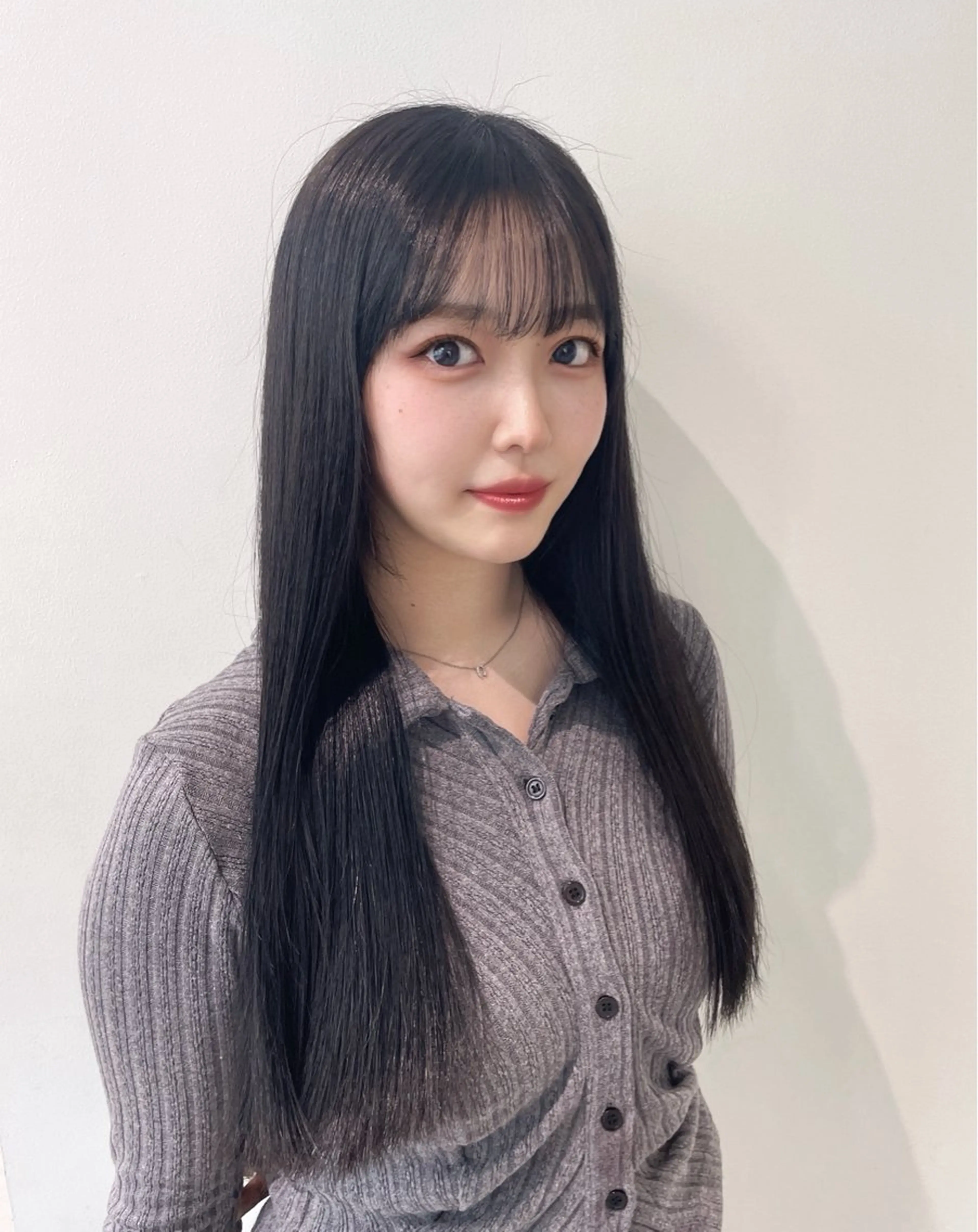 カラー ヘアカラー オフホワイトアンド大阪店（off white×And）所属・🤍韓国ワンホンヘア ayaha🤍のヘアスタイル