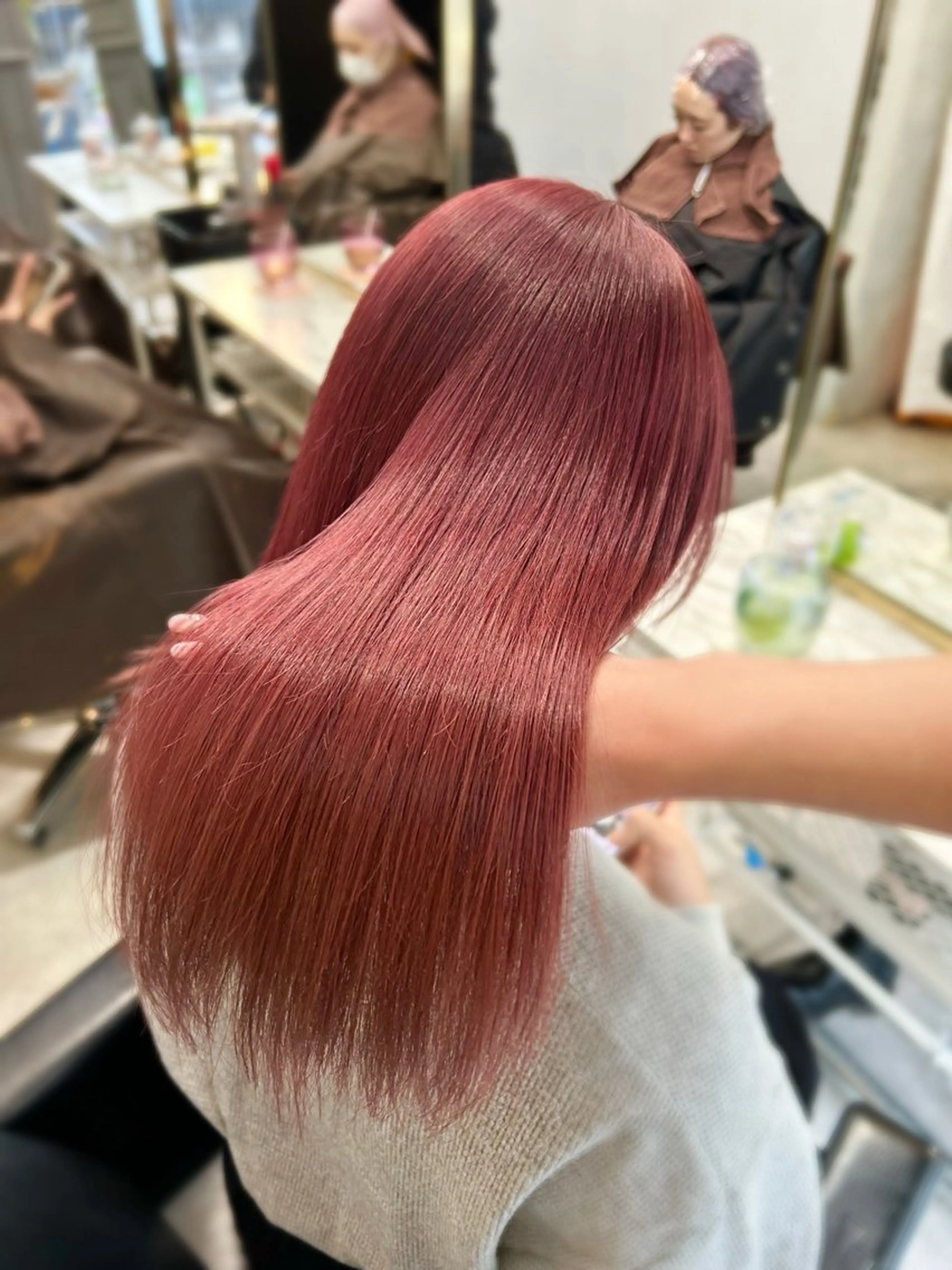 セミロング カラー ヘアカラー トリートメント I’ve所属・💘大人可愛く💘 Natsuki❥❥❥のヘアスタイル