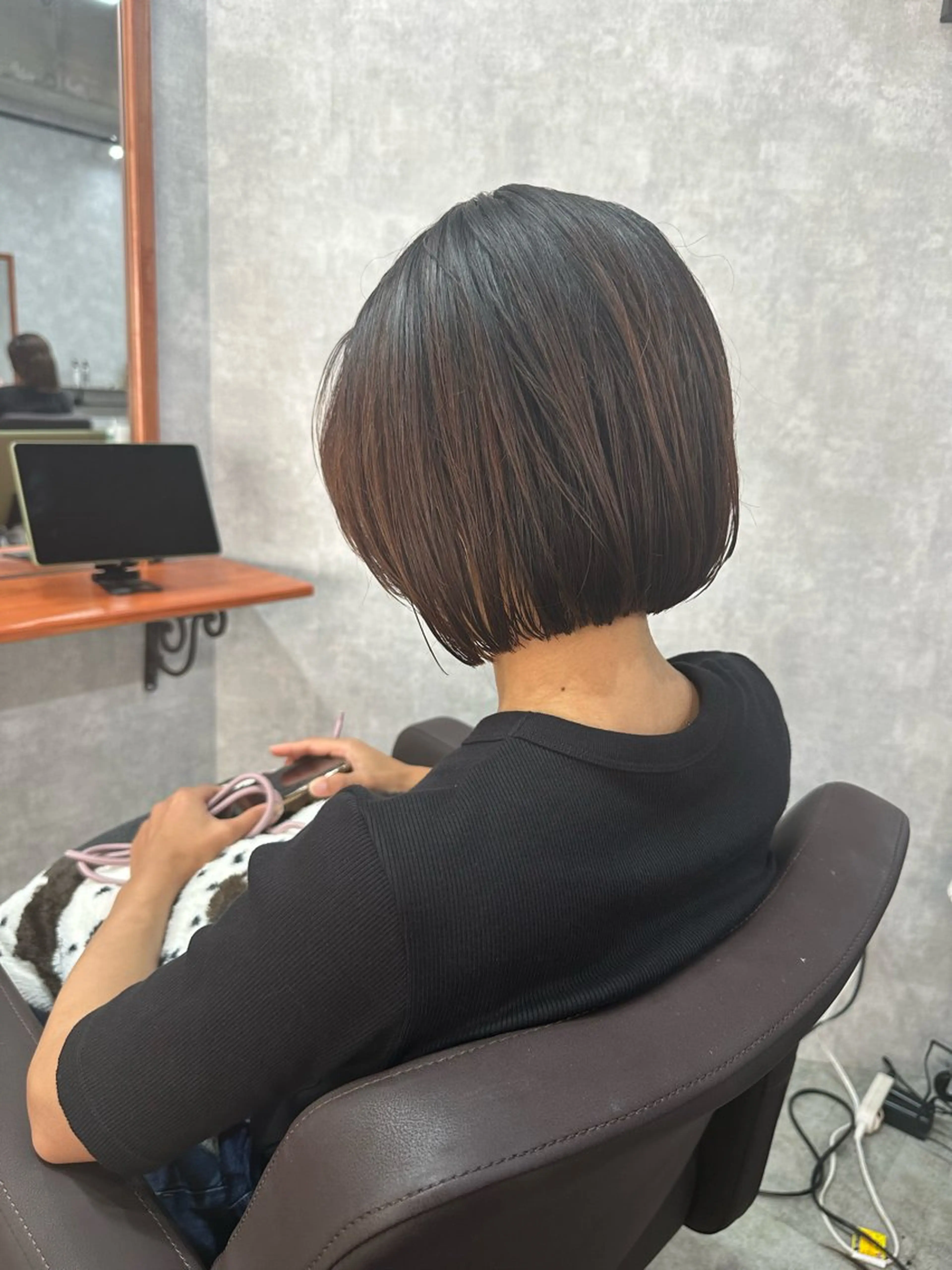 ショート 切りっぱなしボブ ショートボブ ハンサムショート 丸みショート ボブ カット C’LD hair  produce /シールドヘア所属・モテ髪/ボブ/ショー ト/アダチフウトのヘアスタイル