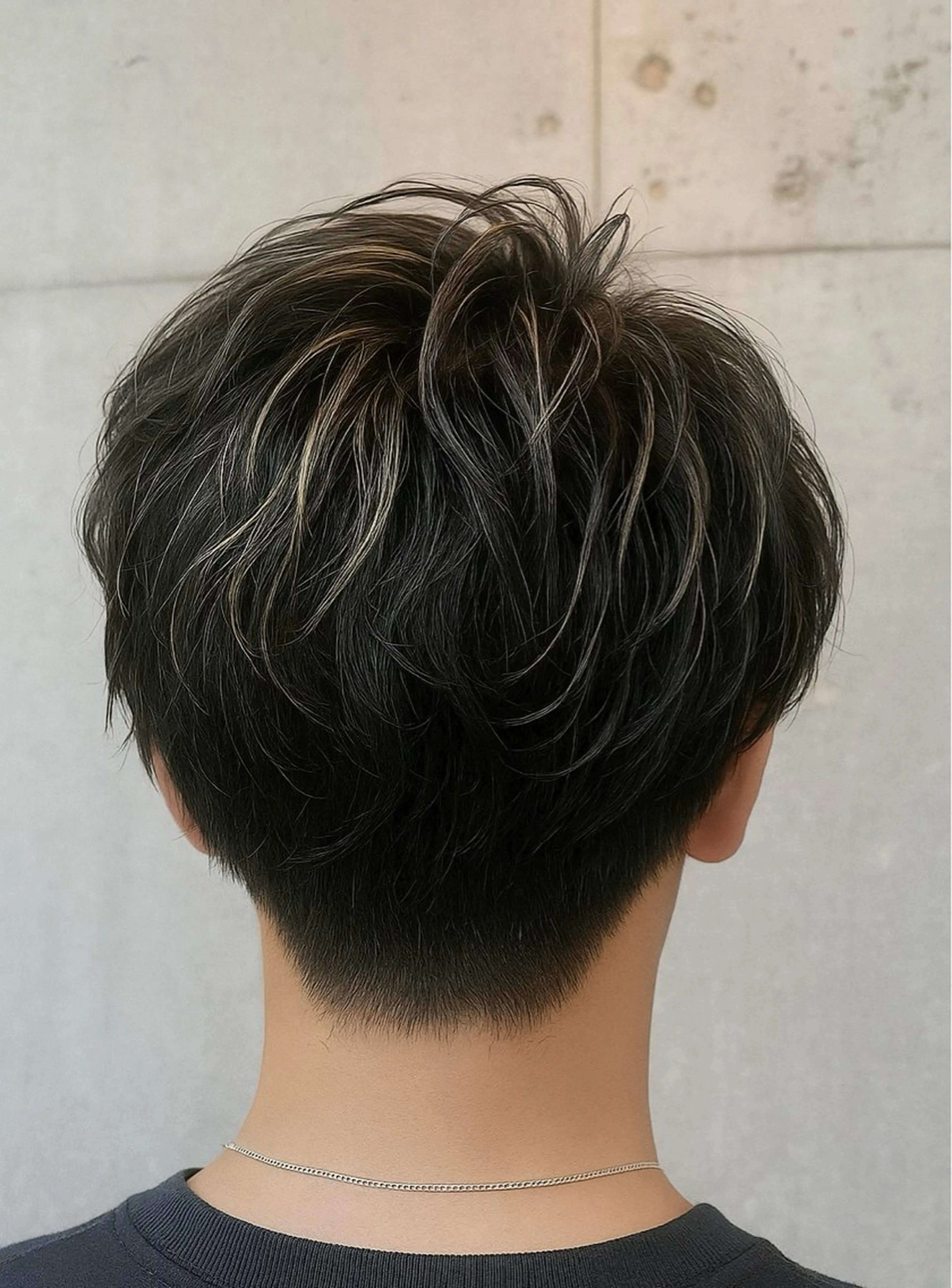 カラー メンズ メンズハイライト 抜きっぱなしブロンド ハイライトカラー オレンジ カット ヘアカラー メンズスタイル / 宮澤蓮のヘアスタイル