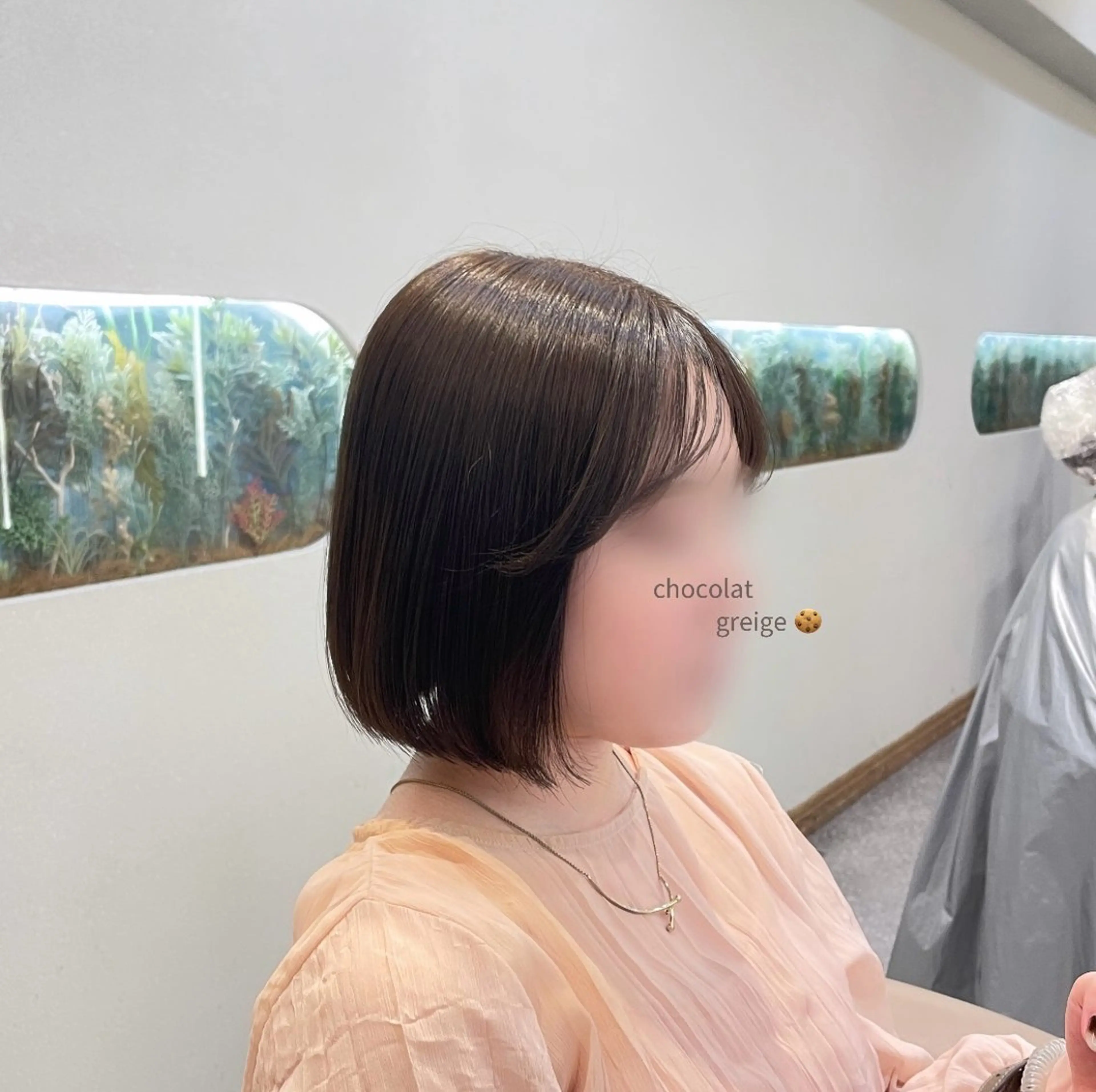 ショート 切りっぱなしボブ ボブ Cloe 梅田店所属・穴吹 涼のヘアスタイル