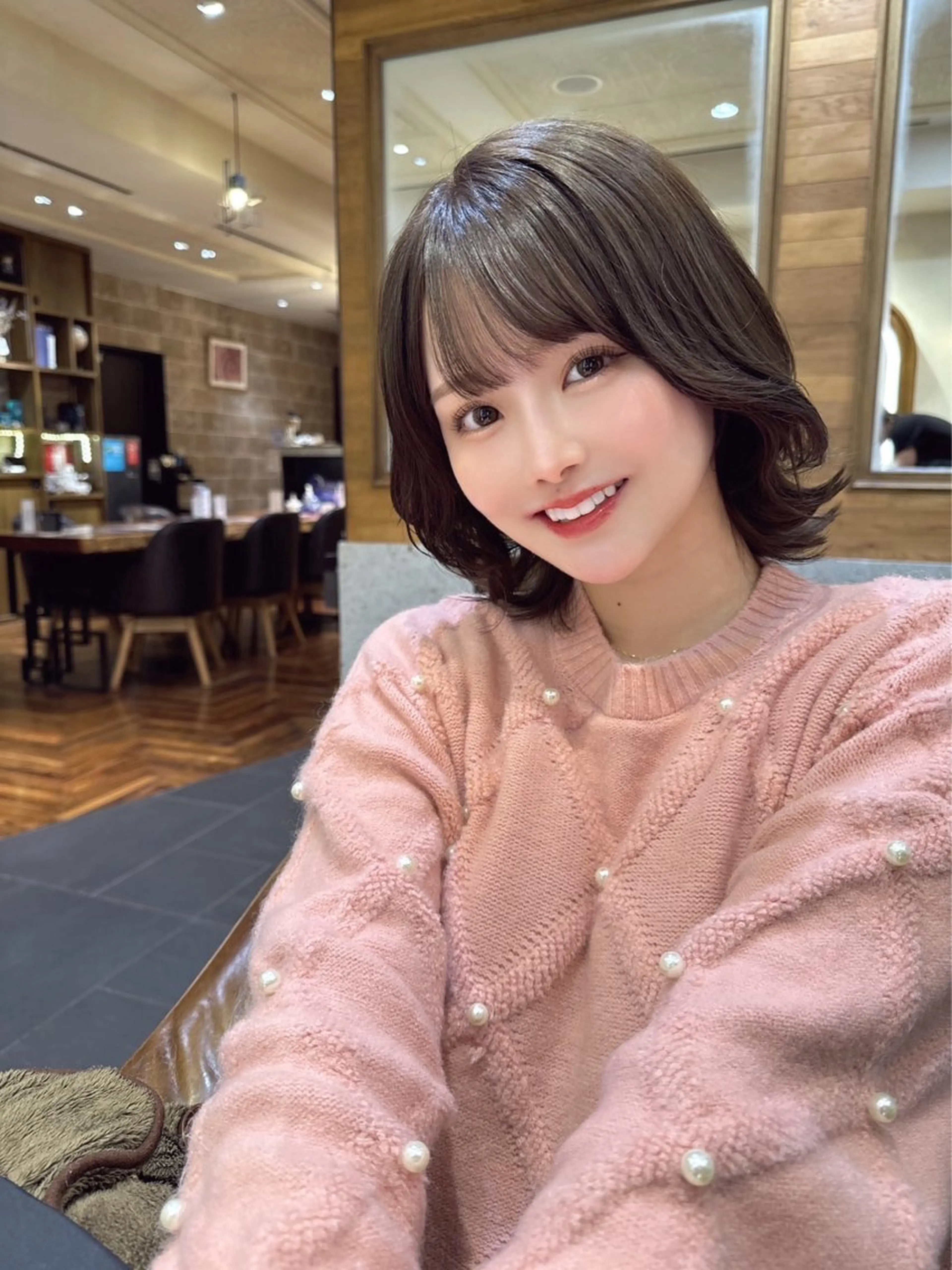 ミディアム 撮影カットモデル募集 前髪、顔周り/徳永のヘアスタイル