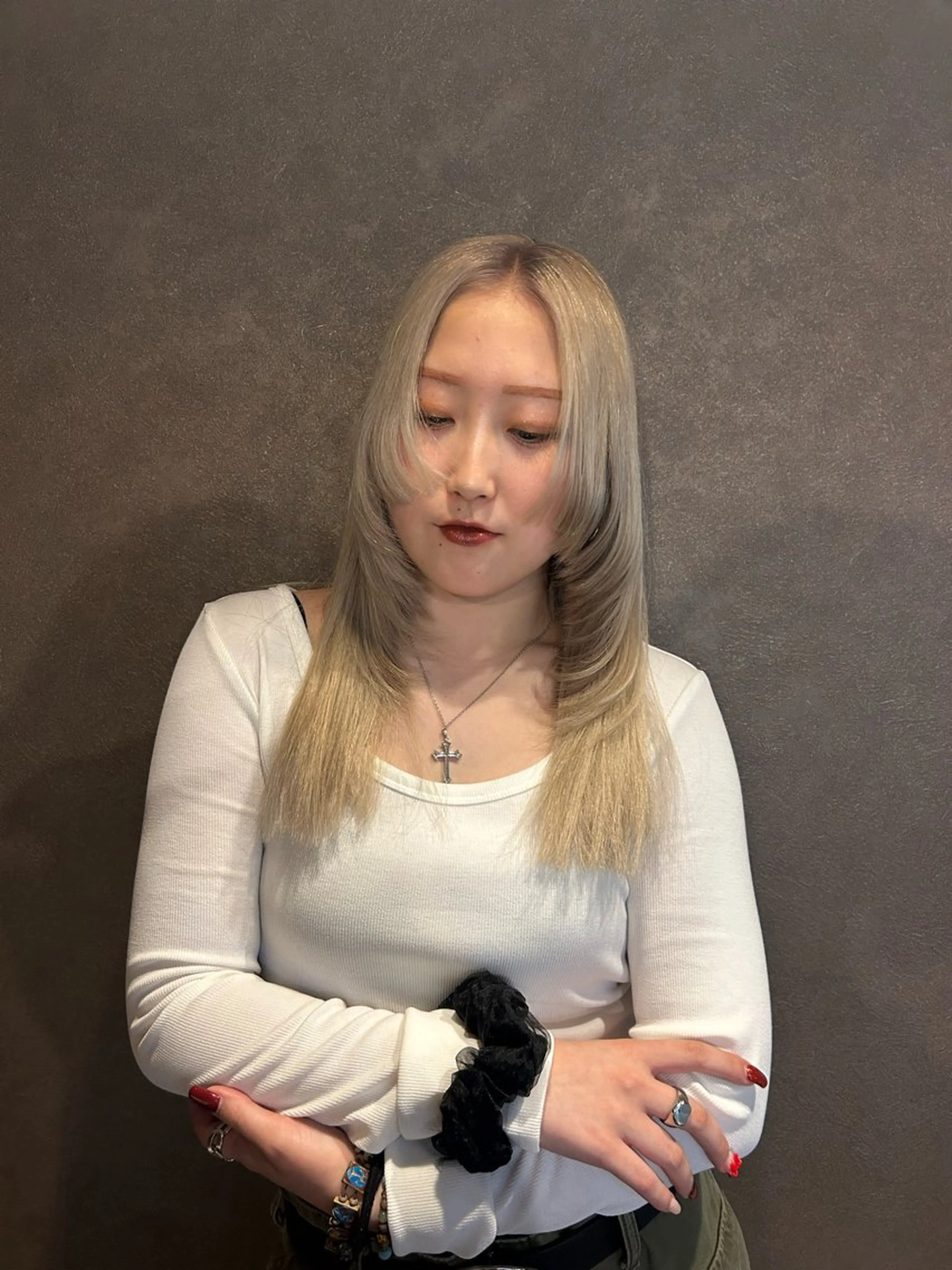 ロング カラー ヘアアレンジ ☕️結【suii.】 ボブ/ヘアセット☕️のヘアスタイル