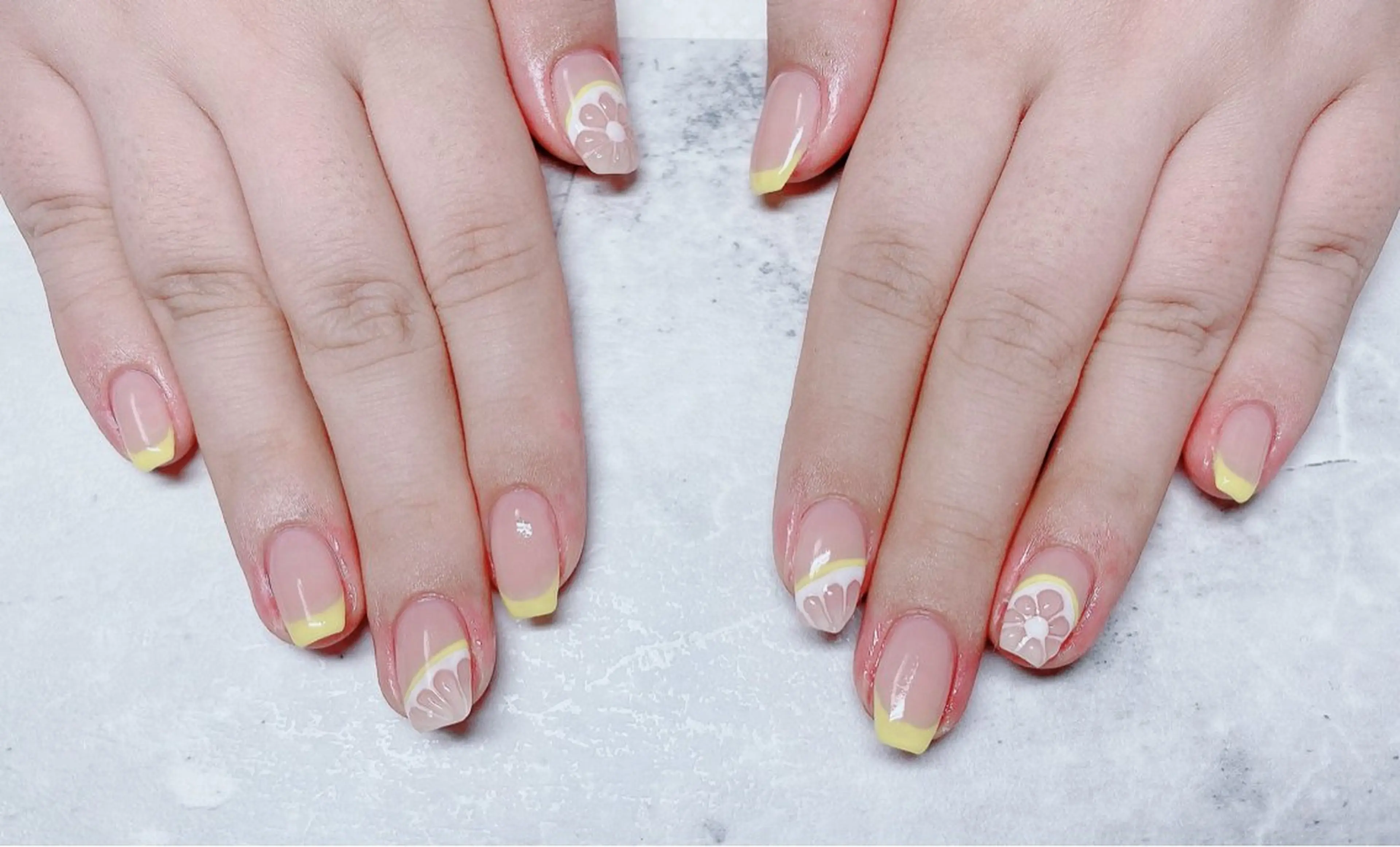 ネイル 長さ出し フットネイル ジェルネイル 韓国ネイル マグネットネイル Nail Annのネイルデザイン