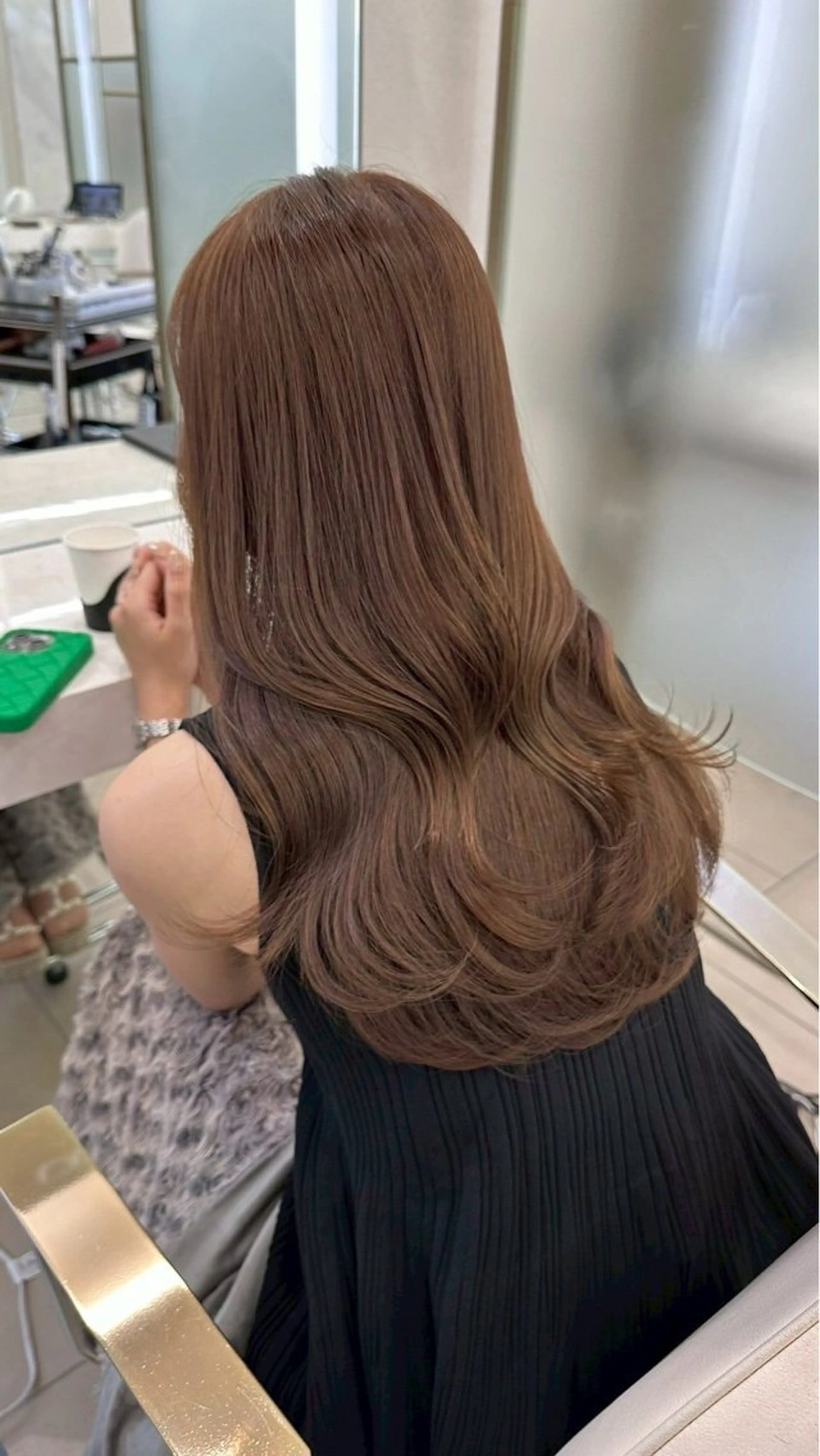 ロング カラー ヘアカラー COA銀座所属・🫧RYOグレージュ /透け感カラー🫧のヘアスタイル
