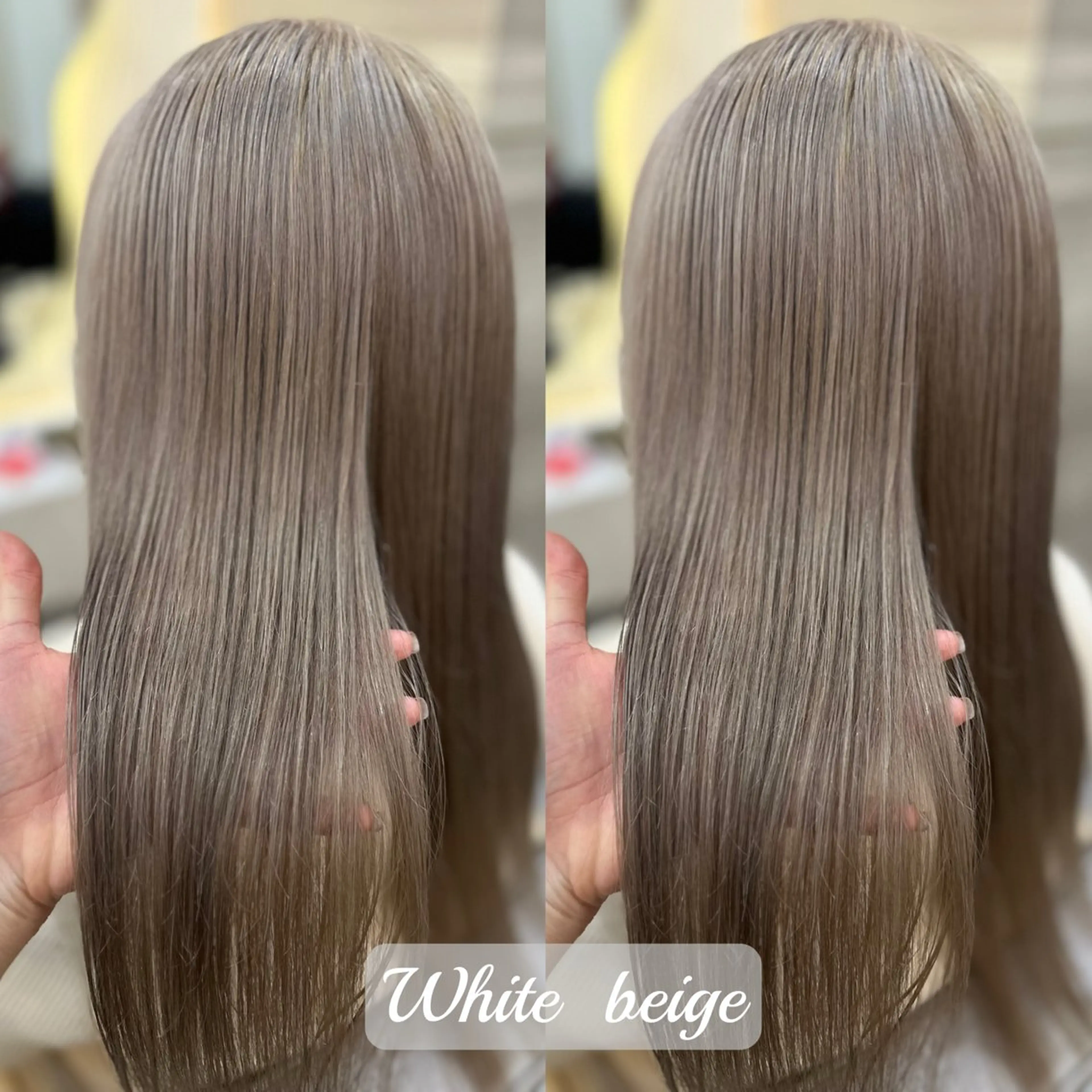 ロング ヘアカラー トリートメント lovis🧸ゆうあ 🧸/透明感カラーのヘアスタイル