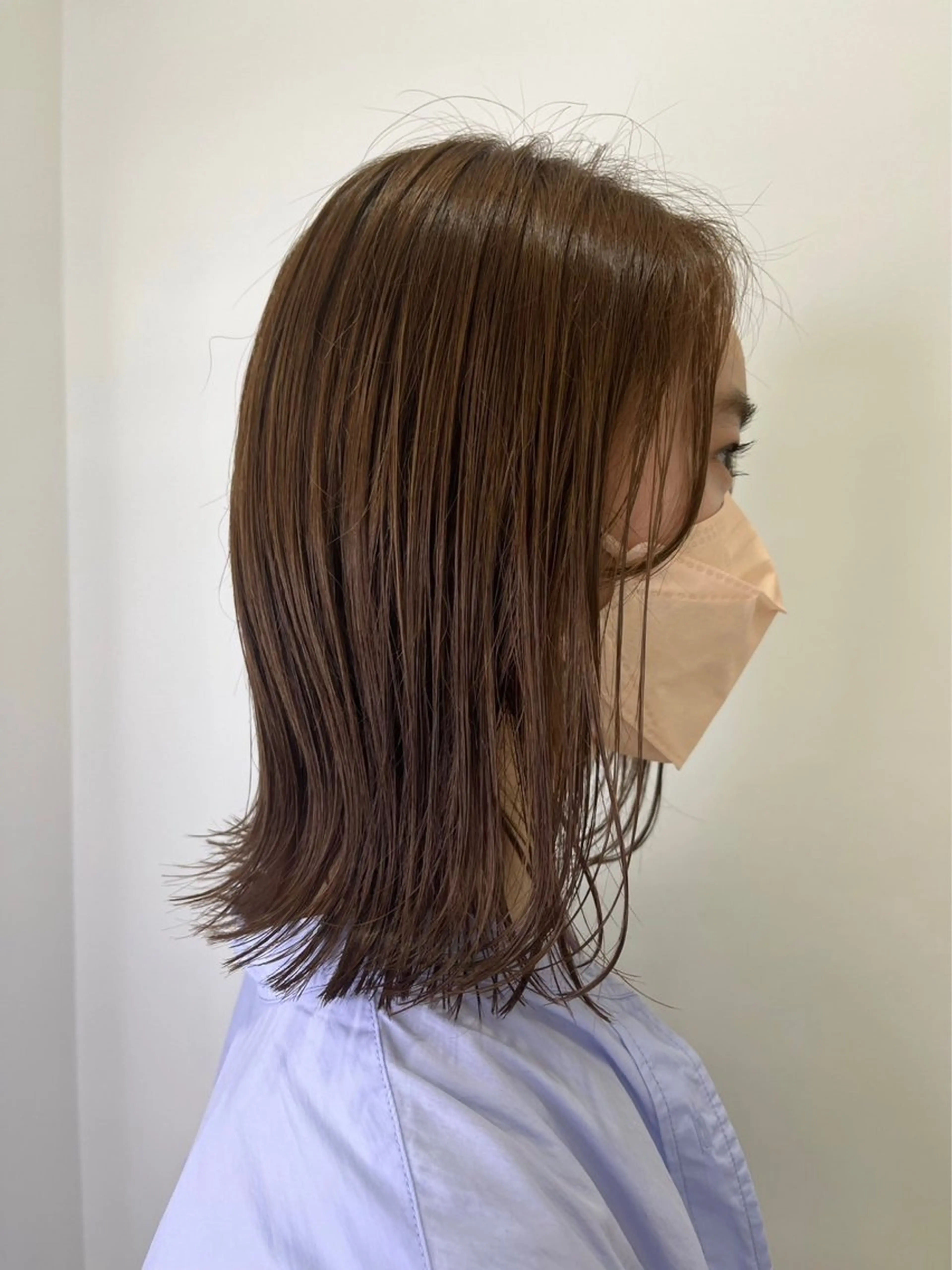 ミディアム 外ハネヘア ささき かおる / 佐々木 薫のヘアスタイル