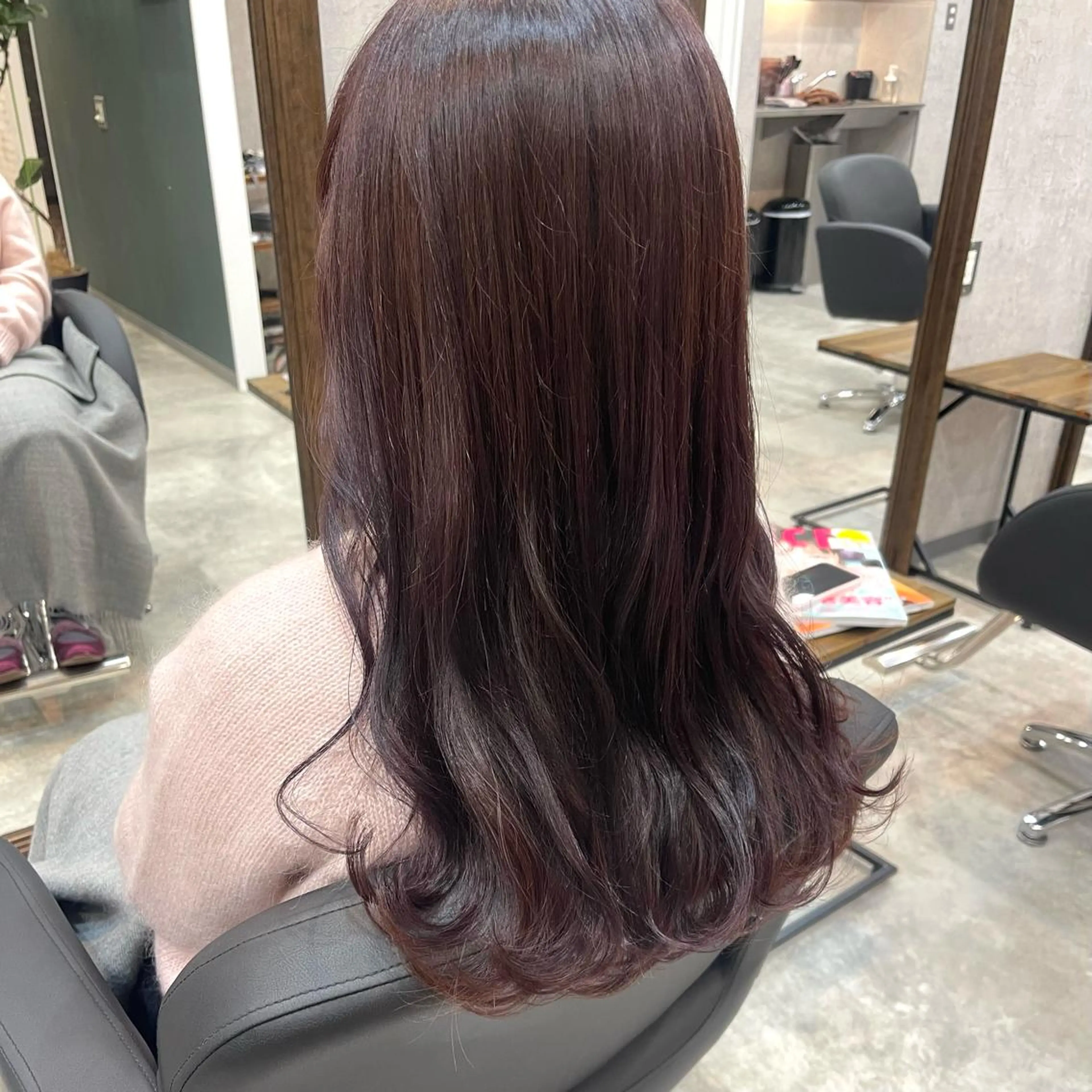 ロング カラー ヘアアレンジ カット ヘアカラー トリートメント merci.所属・🌻まさの あいり🌻のヘアスタイル