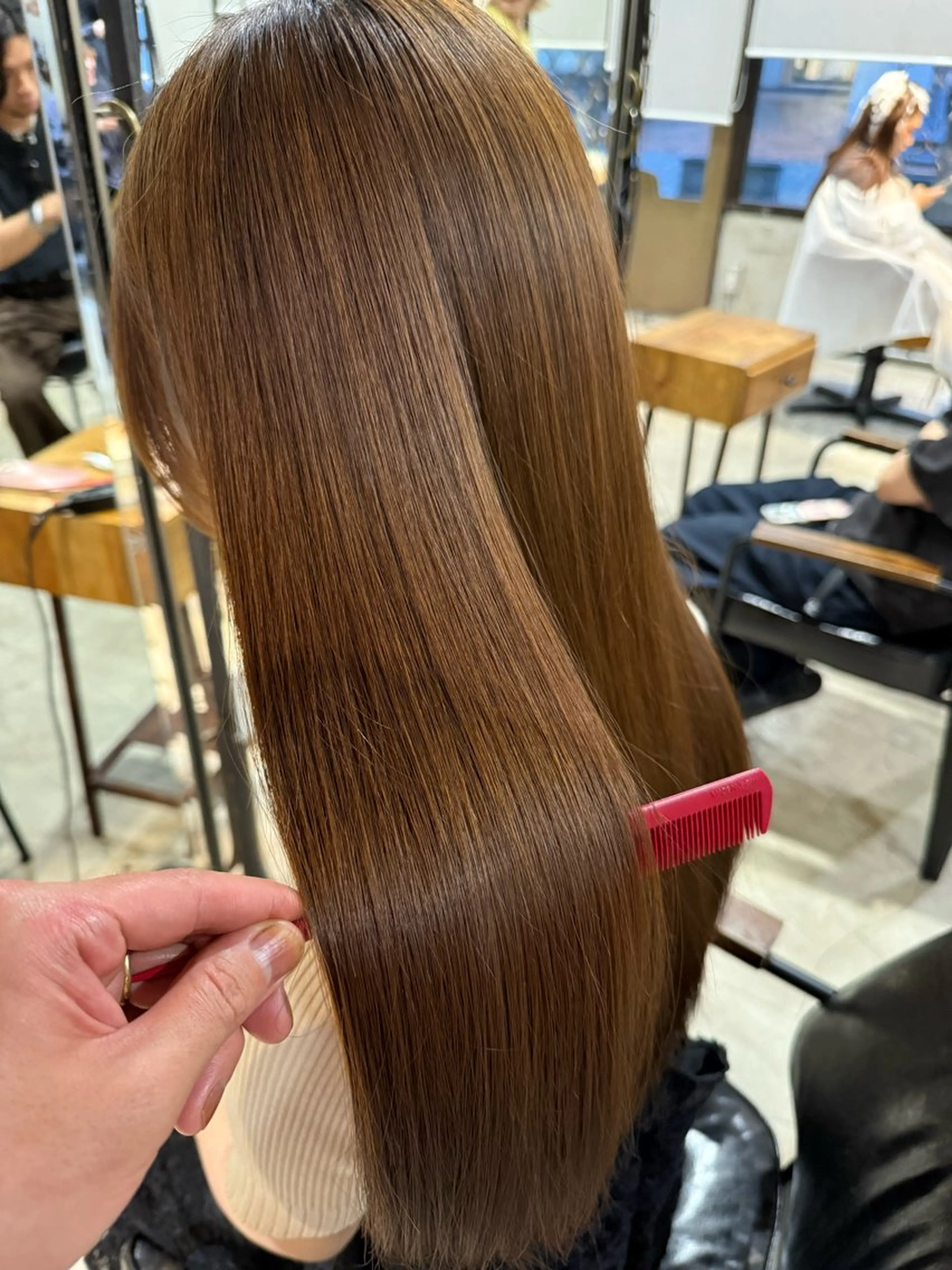 セミロング 髪質改善 縮毛矯正 お気に入り数2.2万 🏆SHO🏆のヘアスタイル