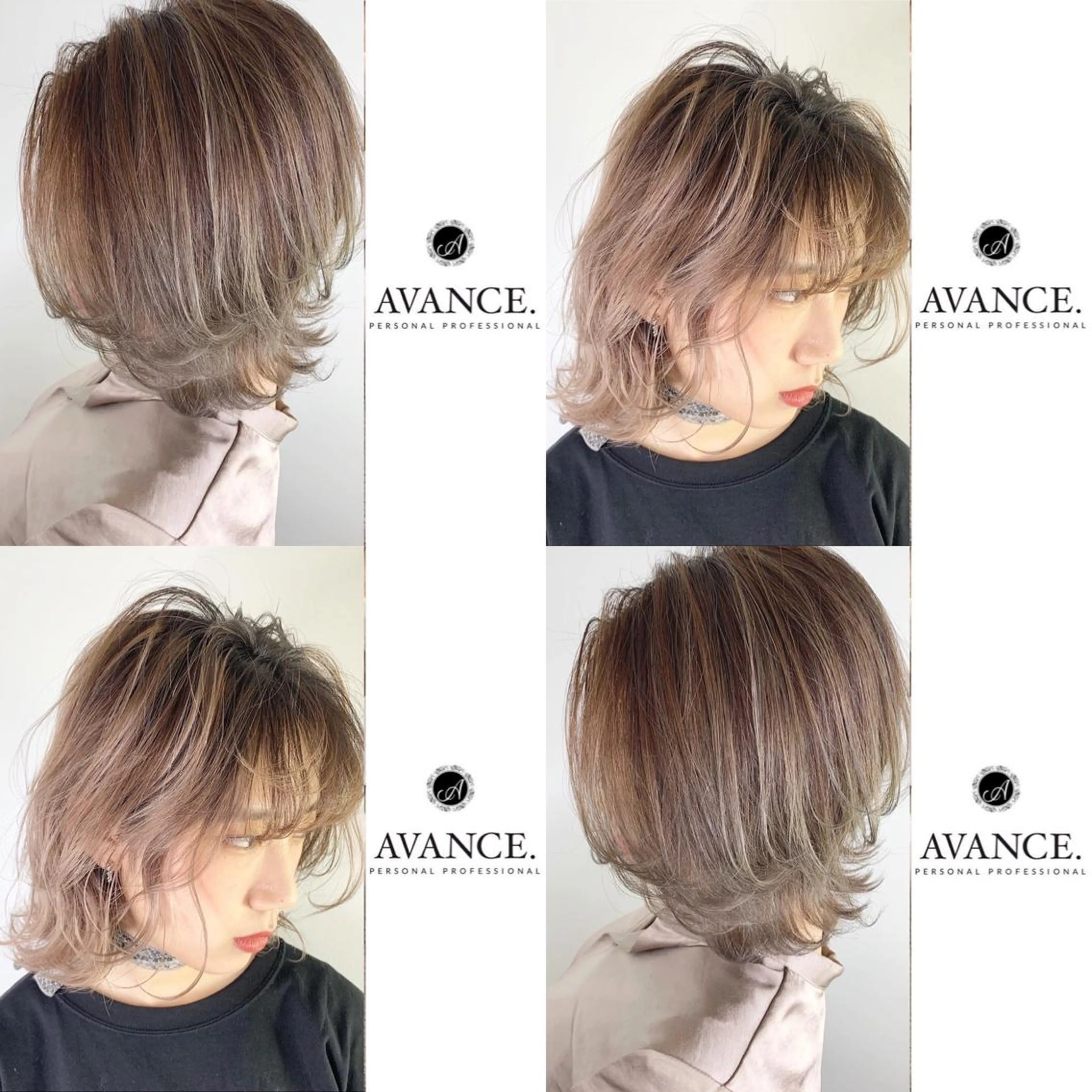 ミディアム ハイライト _WHITE京橋店所属・【White京橋】 岸　拓斗のヘアスタイル