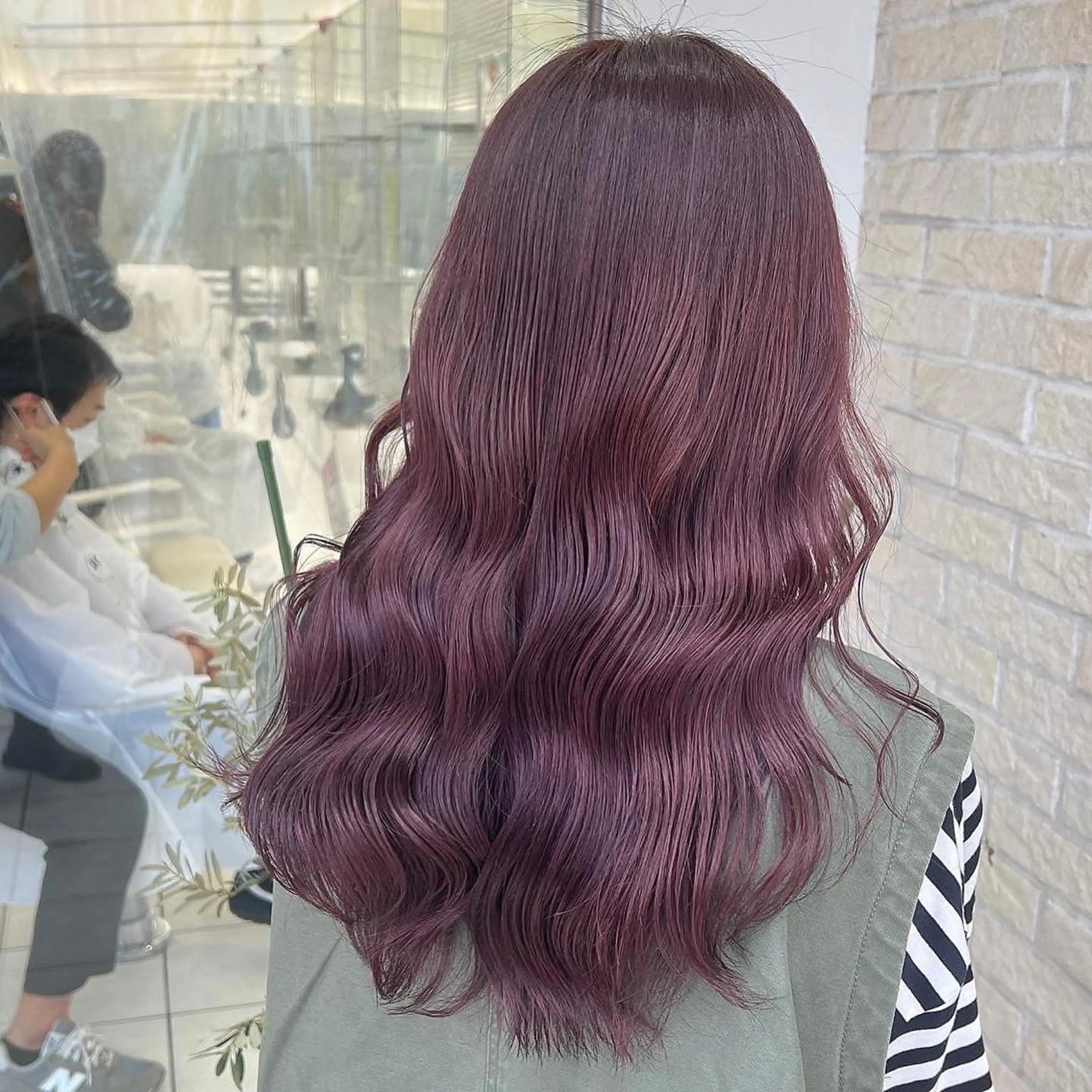 セミロング カラー カット ヘアカラー 艶髪レイヤー屋さん 大澤竜馬のヘアスタイル