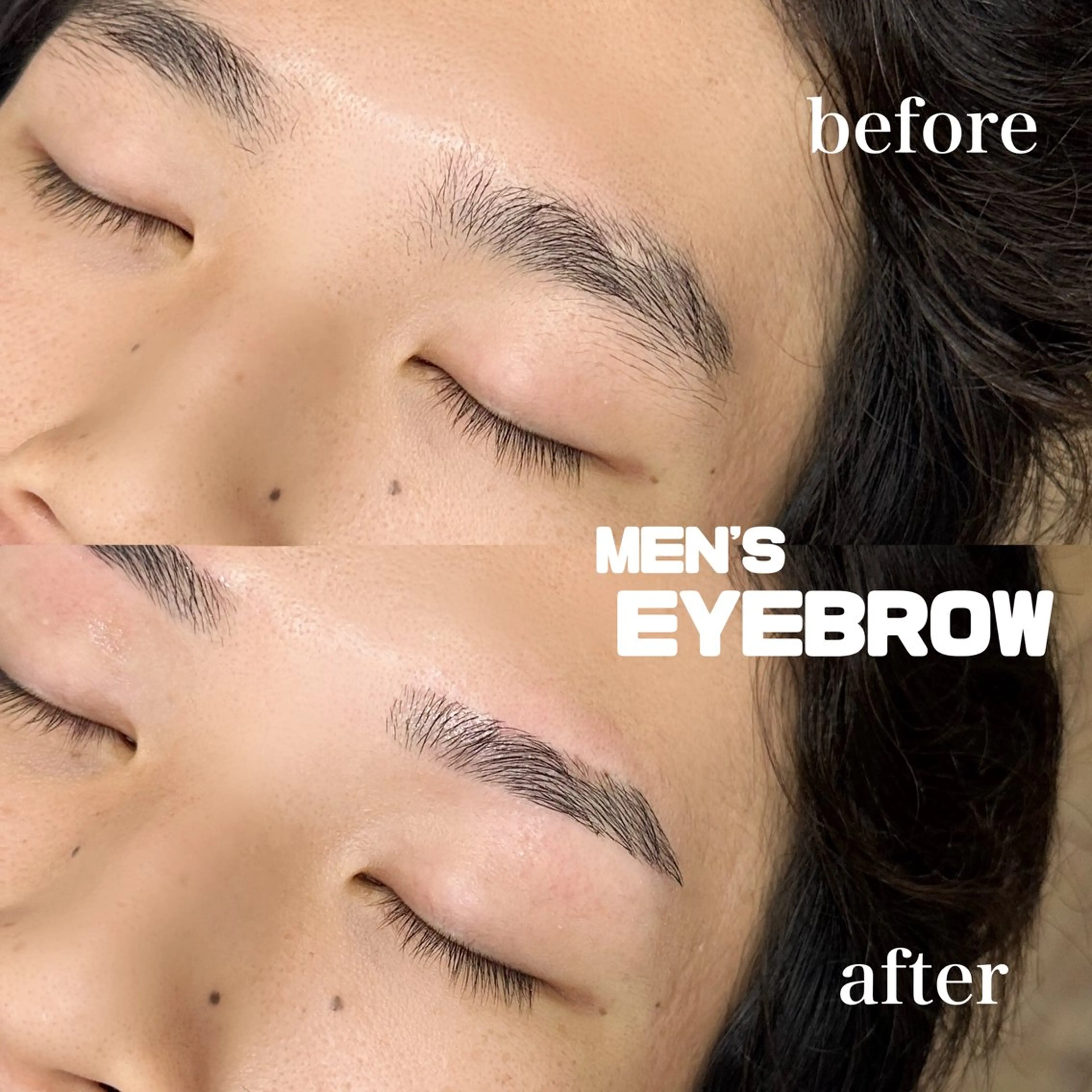 メンズ アイブロウ ワックス脱毛 眉カット その他(アイブロウ) WHITE  EYE mao🤍🏹のマツエク・マツパデザイン
