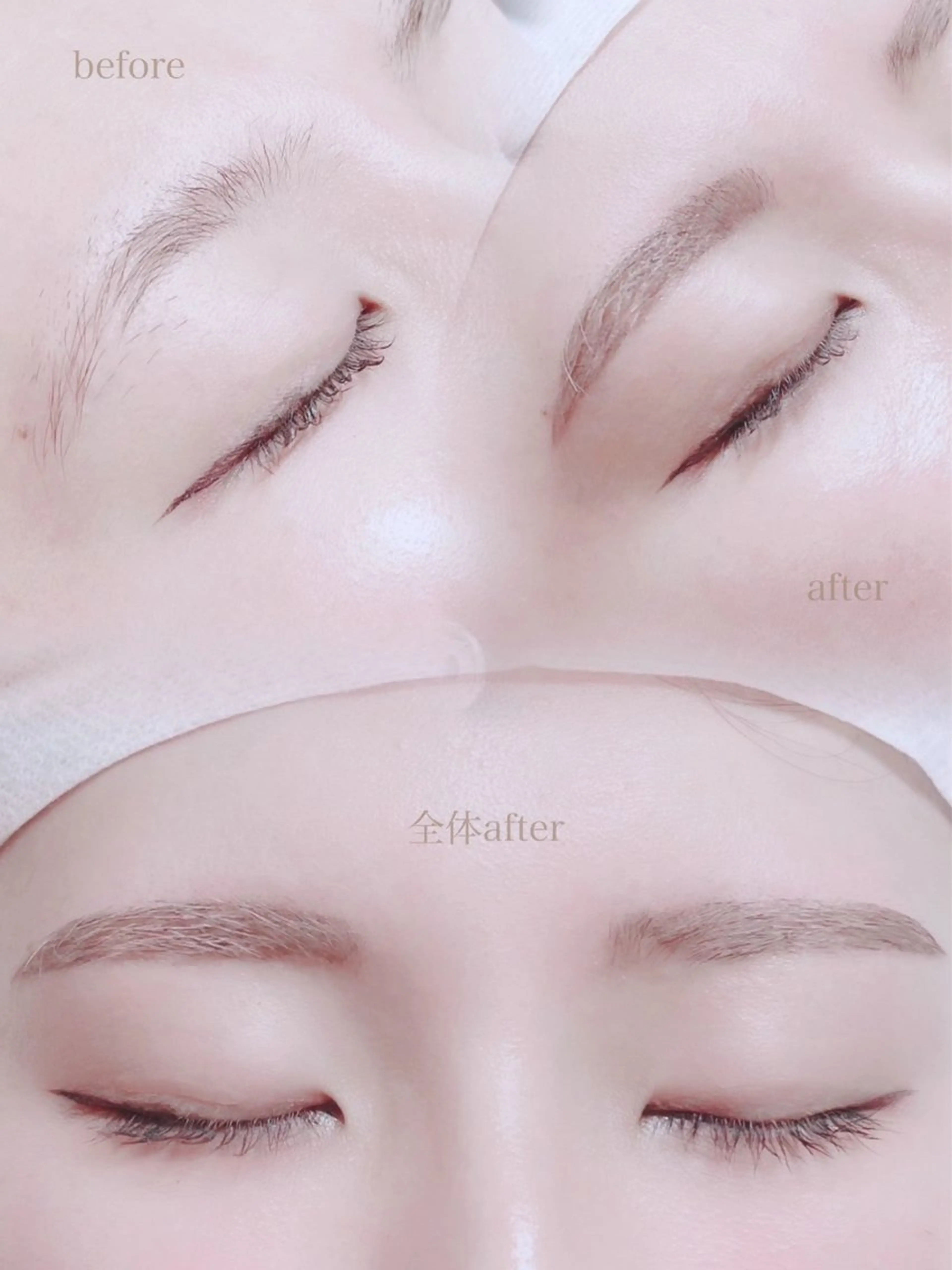 美眉ワックス脱毛＋眉カット＋眉メイク仕上げ 🌟練習モデル🌟の写真