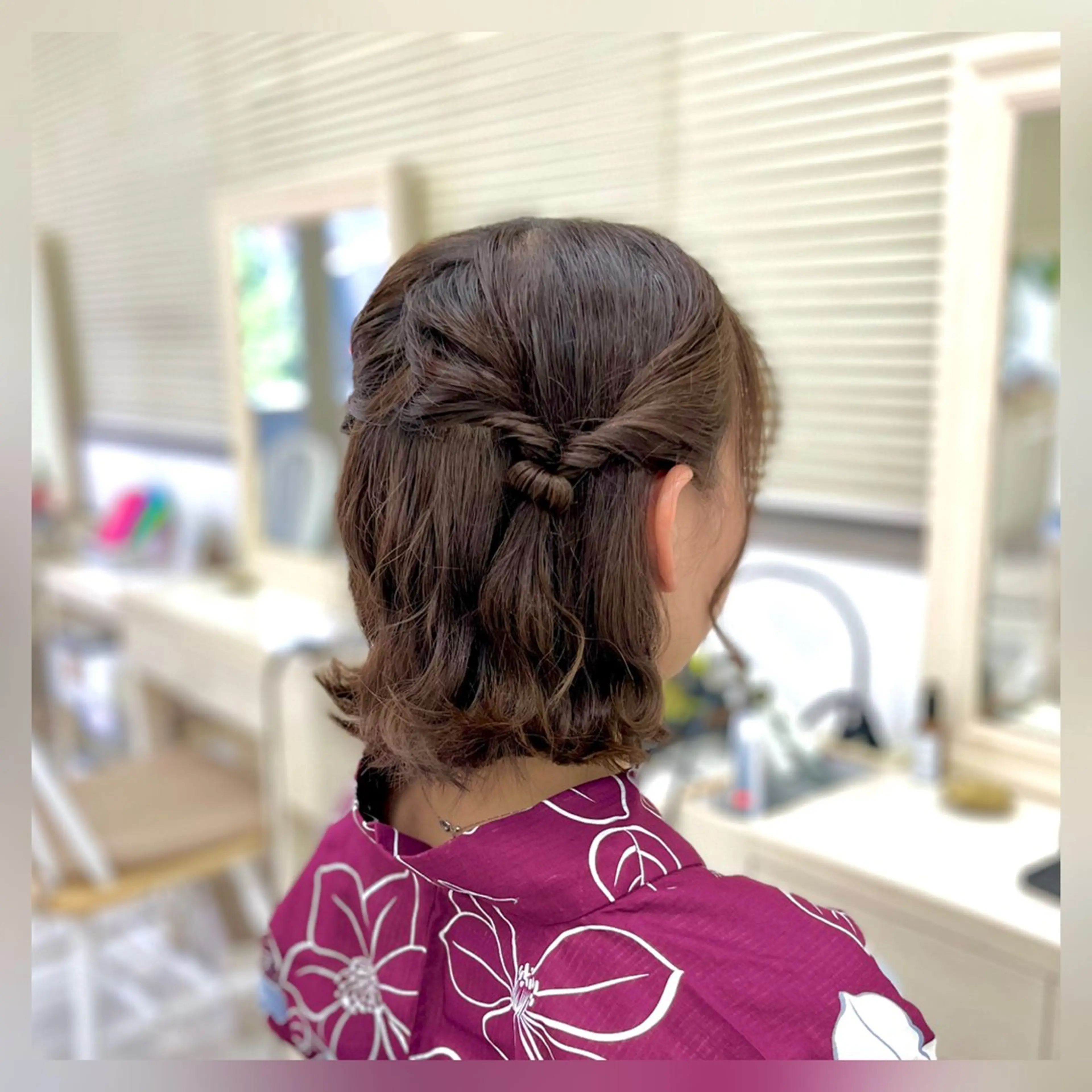 ヘアアレンジ ヘアセット 似合わせヘアメイク 💐オダギリチアキのヘアスタイル