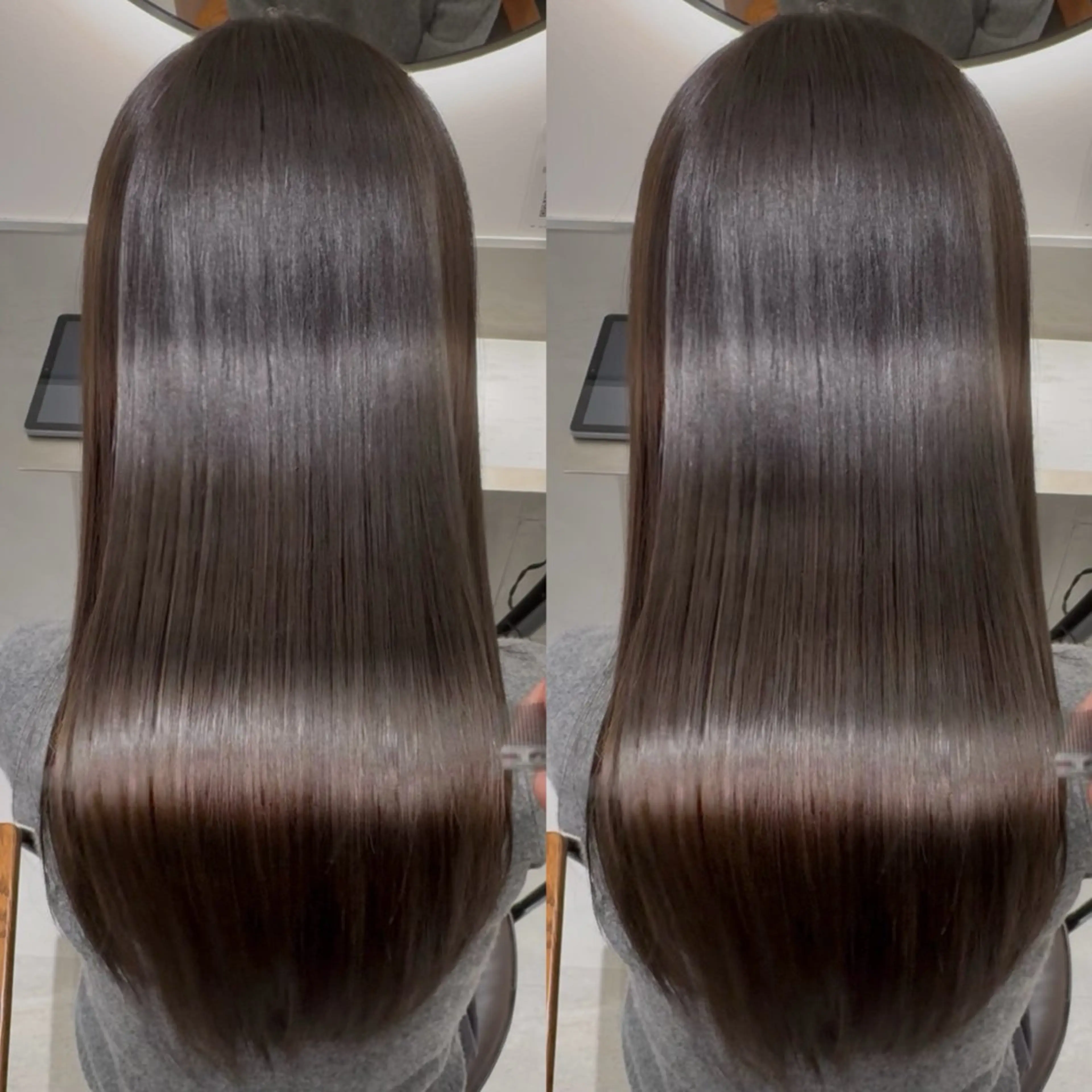 セミロング 縮毛矯正 eN°   by youres hair 飯田橋店所属・髪質改善/レイヤー× 縮毛矯正🤍maiのヘアスタイル