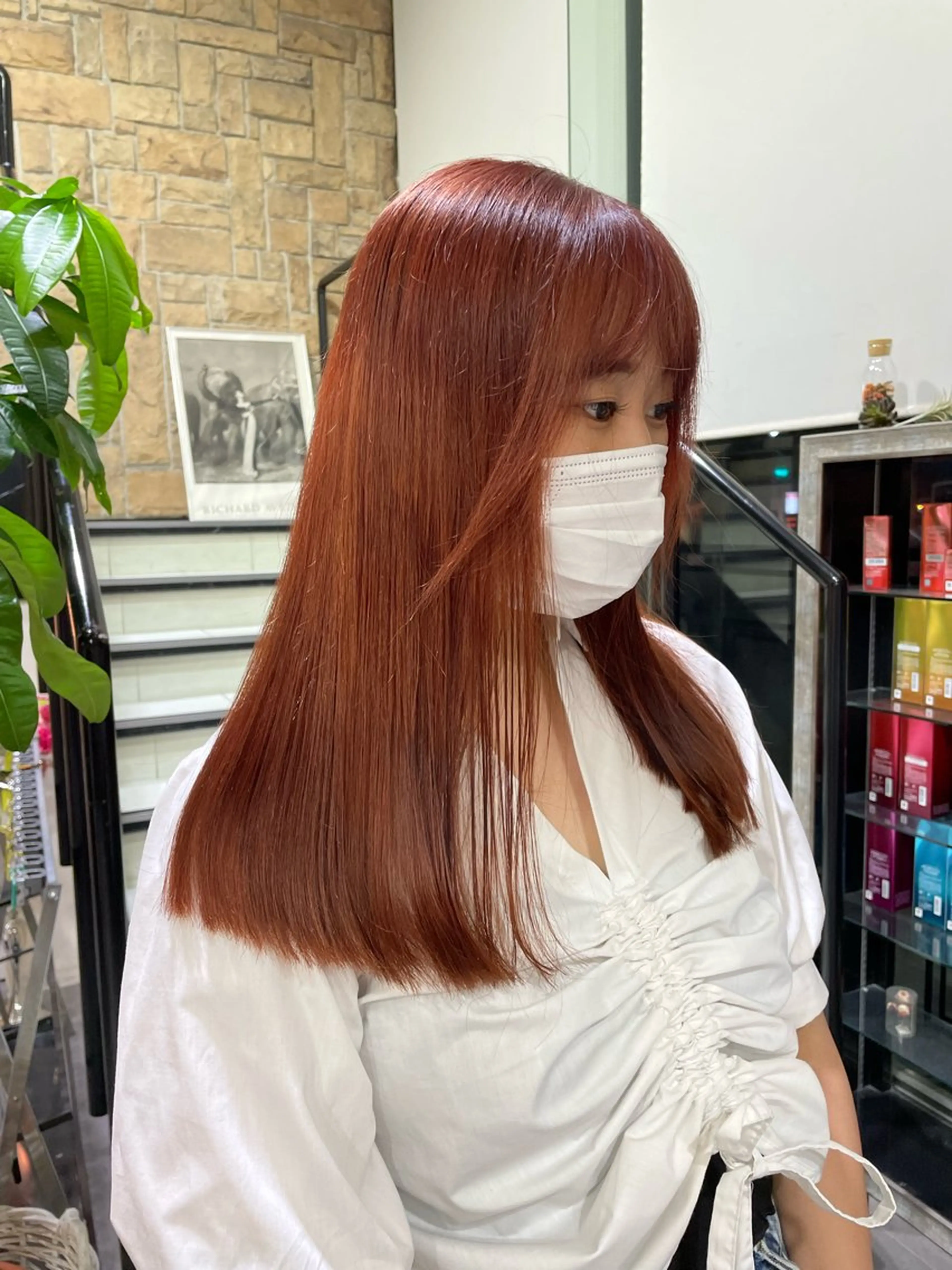 セミロング ヘアカラー トリートメント hair＆eye 🫧ྀི/栞のヘアスタイル
