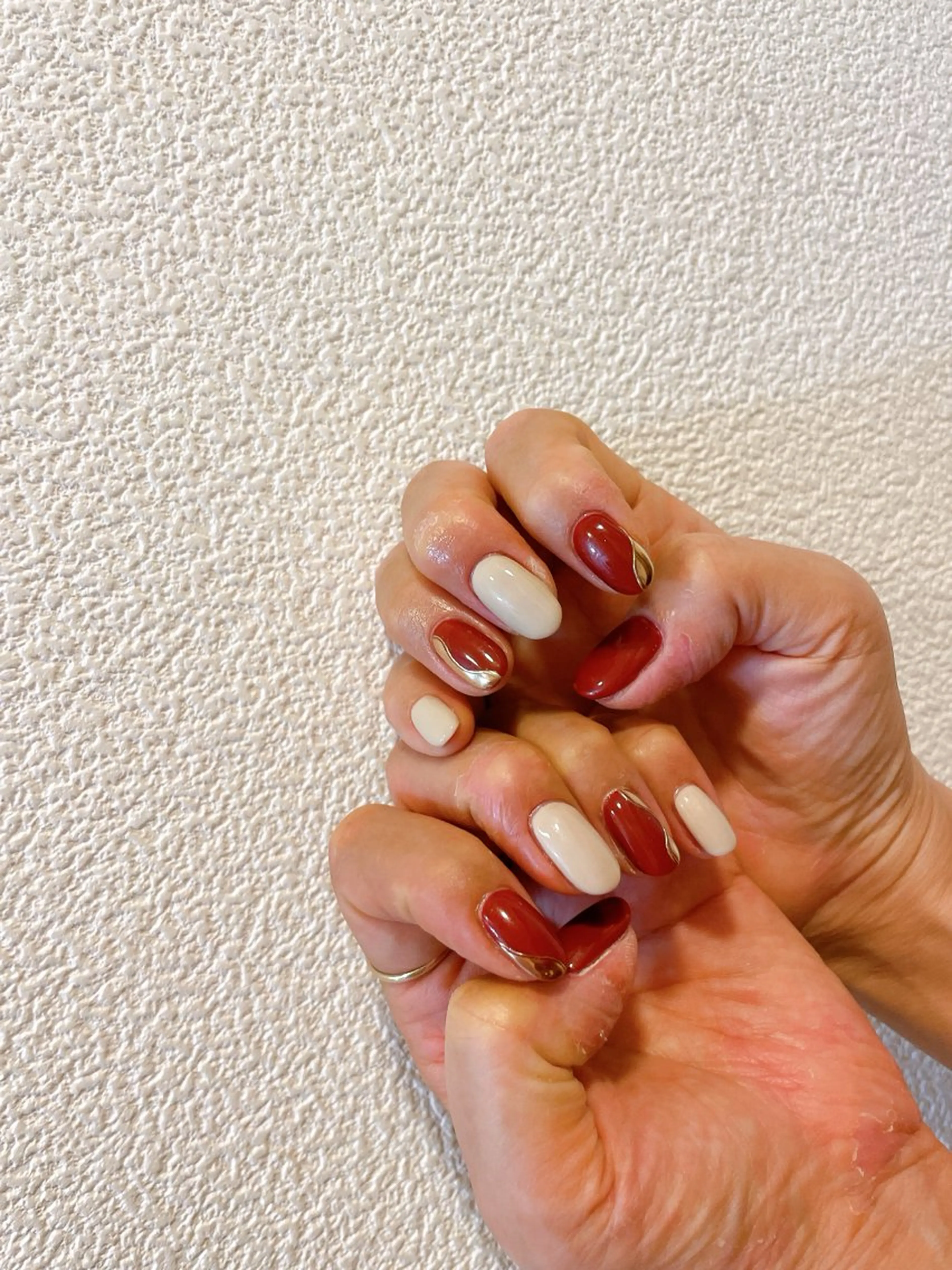 ネイル オーロラネイル フットネイル フレンチネイル ジェルネイル 韓国ネイル ハンドネイル Mogu nail 二子玉川のネイルデザイン