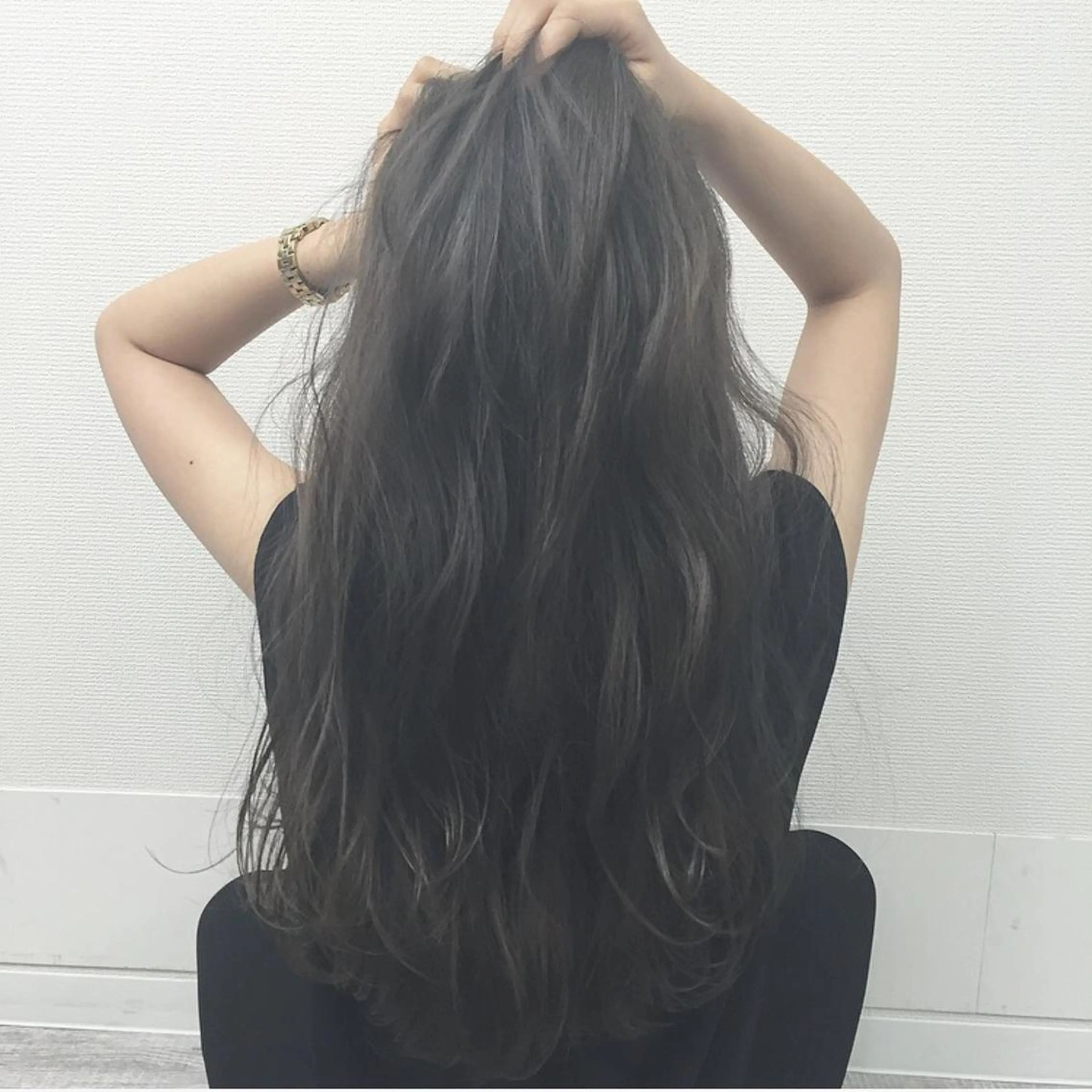 ロング カラー 前髪顔周り✂️店長 ❤️アマミヤ❤️のヘアスタイル