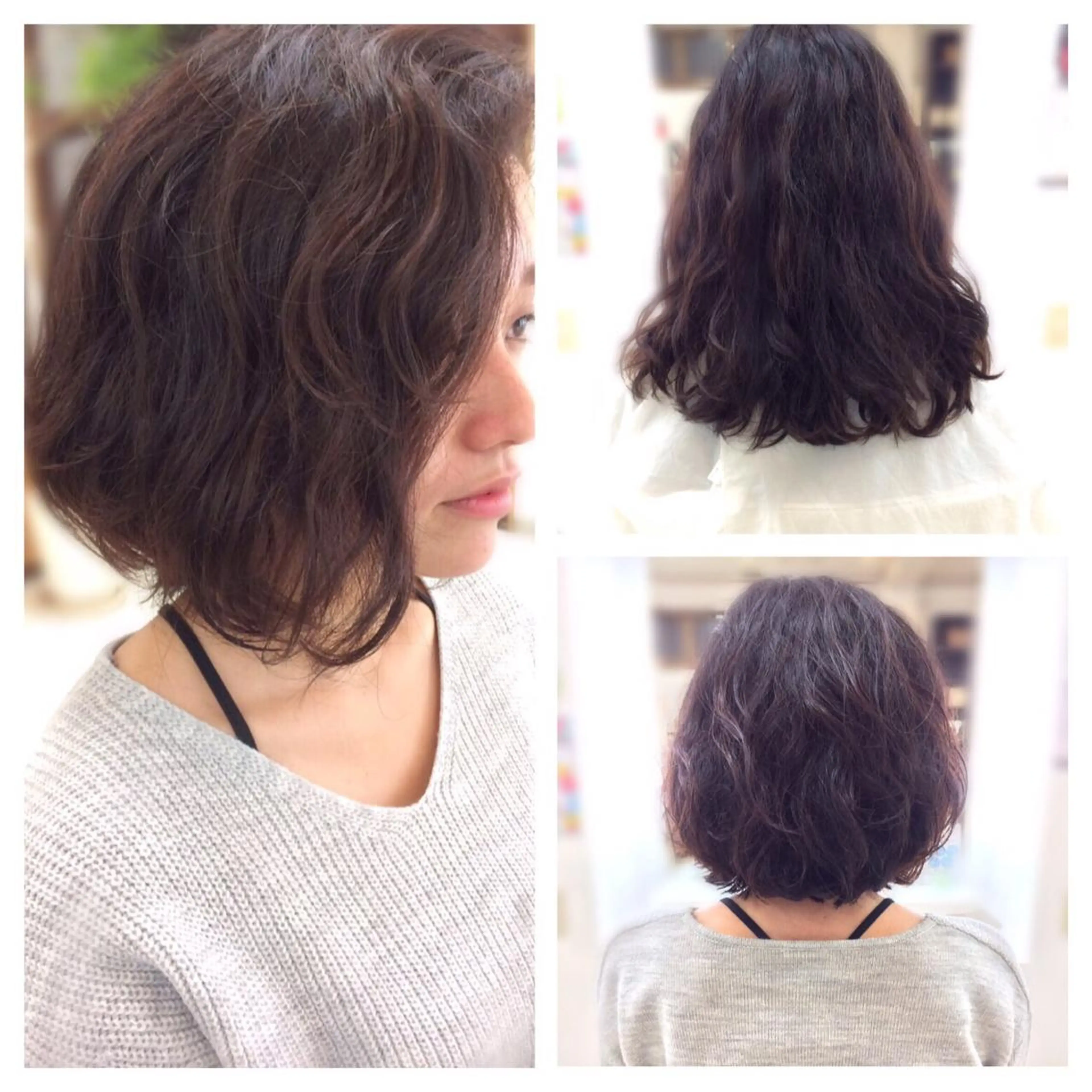 ミディアム ボブ いけだ ゆうのヘアスタイル