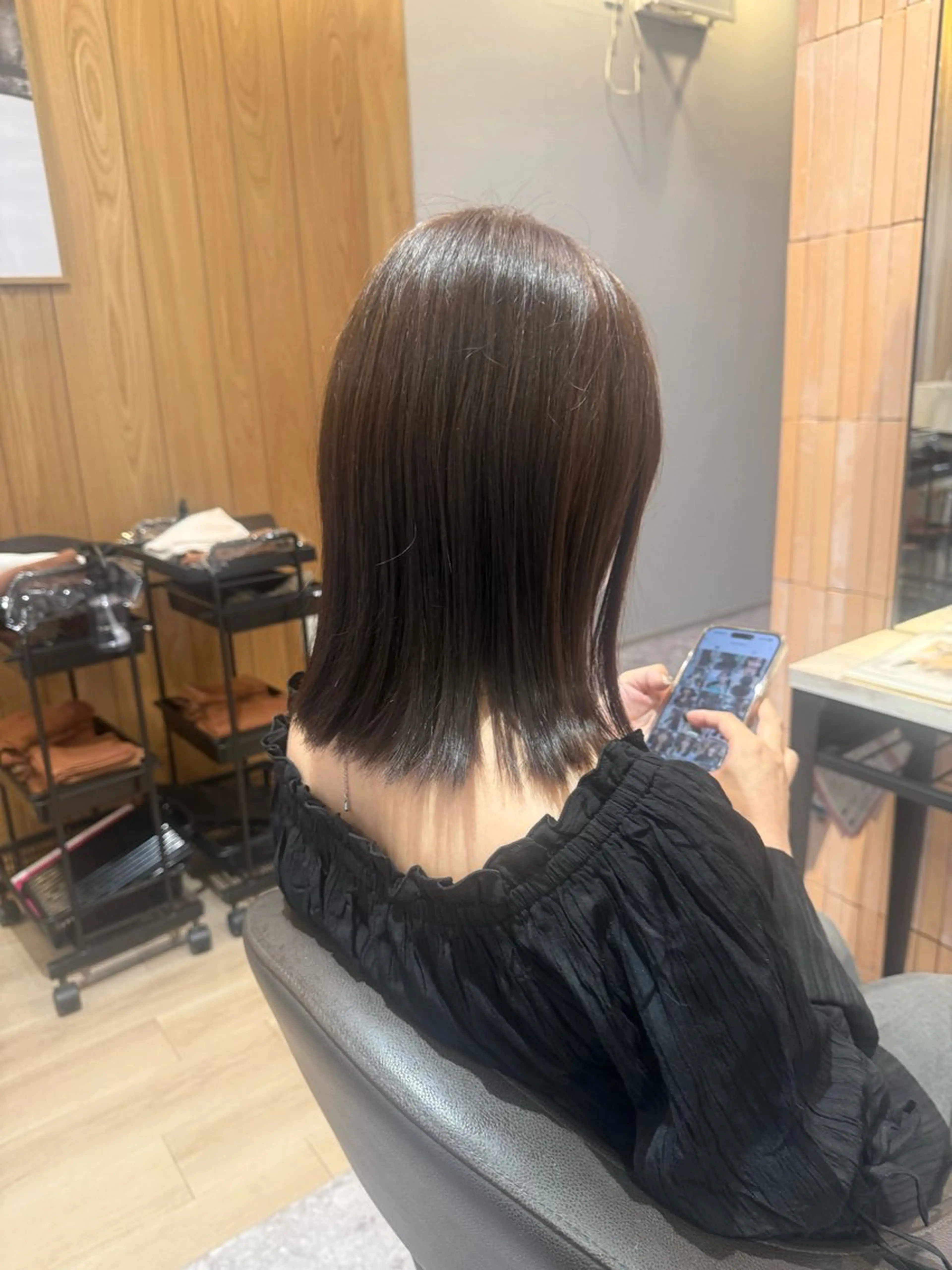 【学割U24】 カット+髪質改善カラー+3step保湿トリートメント👩🎓🫧の写真