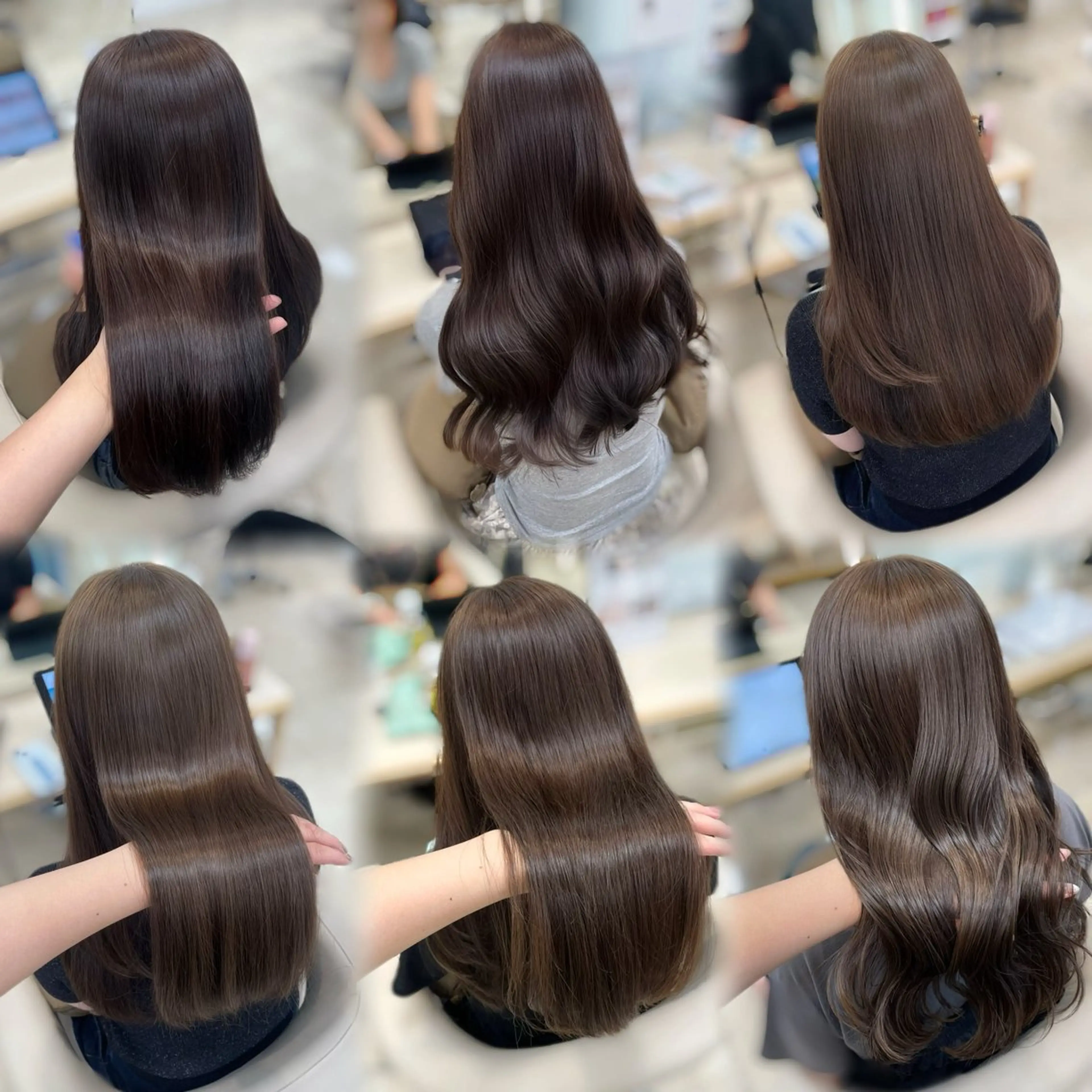 ロング カラー 赤み消し透明感カラー 🎀髪質改善/AOのヘアスタイル