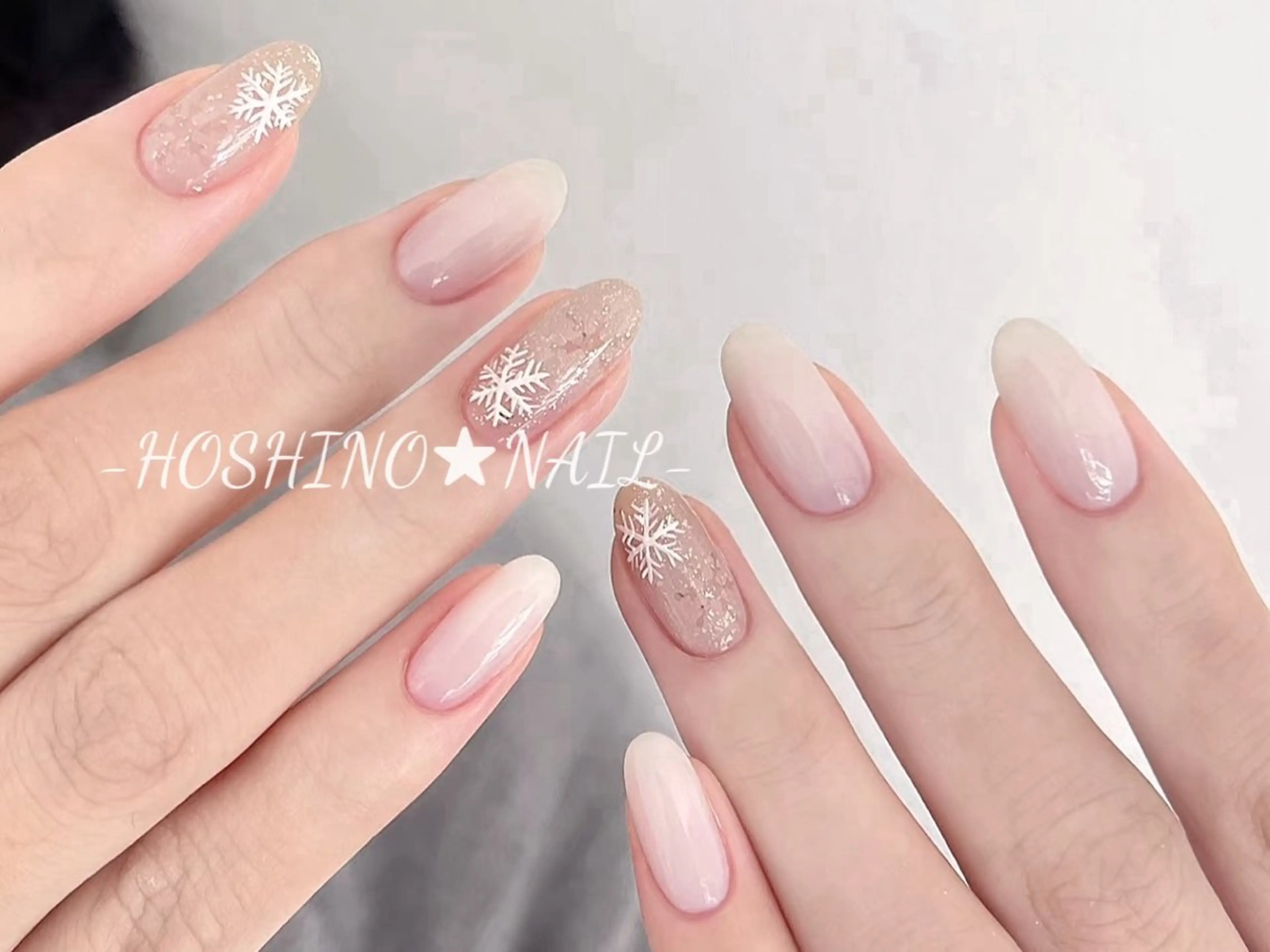 ネイル オーロラネイル チークネイル ドット フットネイル フレンチネイル ハンドネイル ★HOSHINO NAIL★新宿店のネイルデザイン