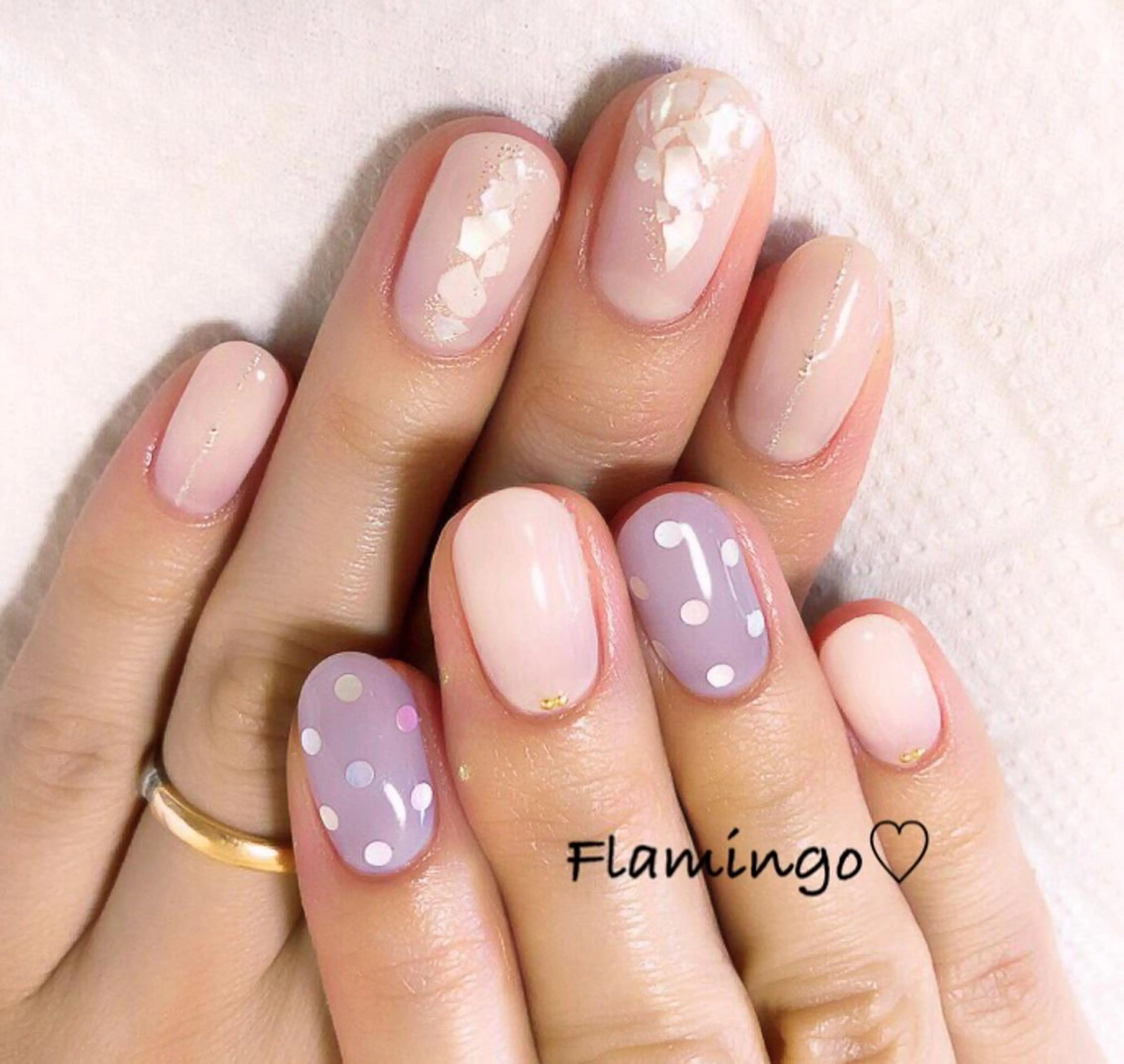 ネイル アートネイル 40代からの爪を守る ×ケア重視サロン♡のネイルデザイン