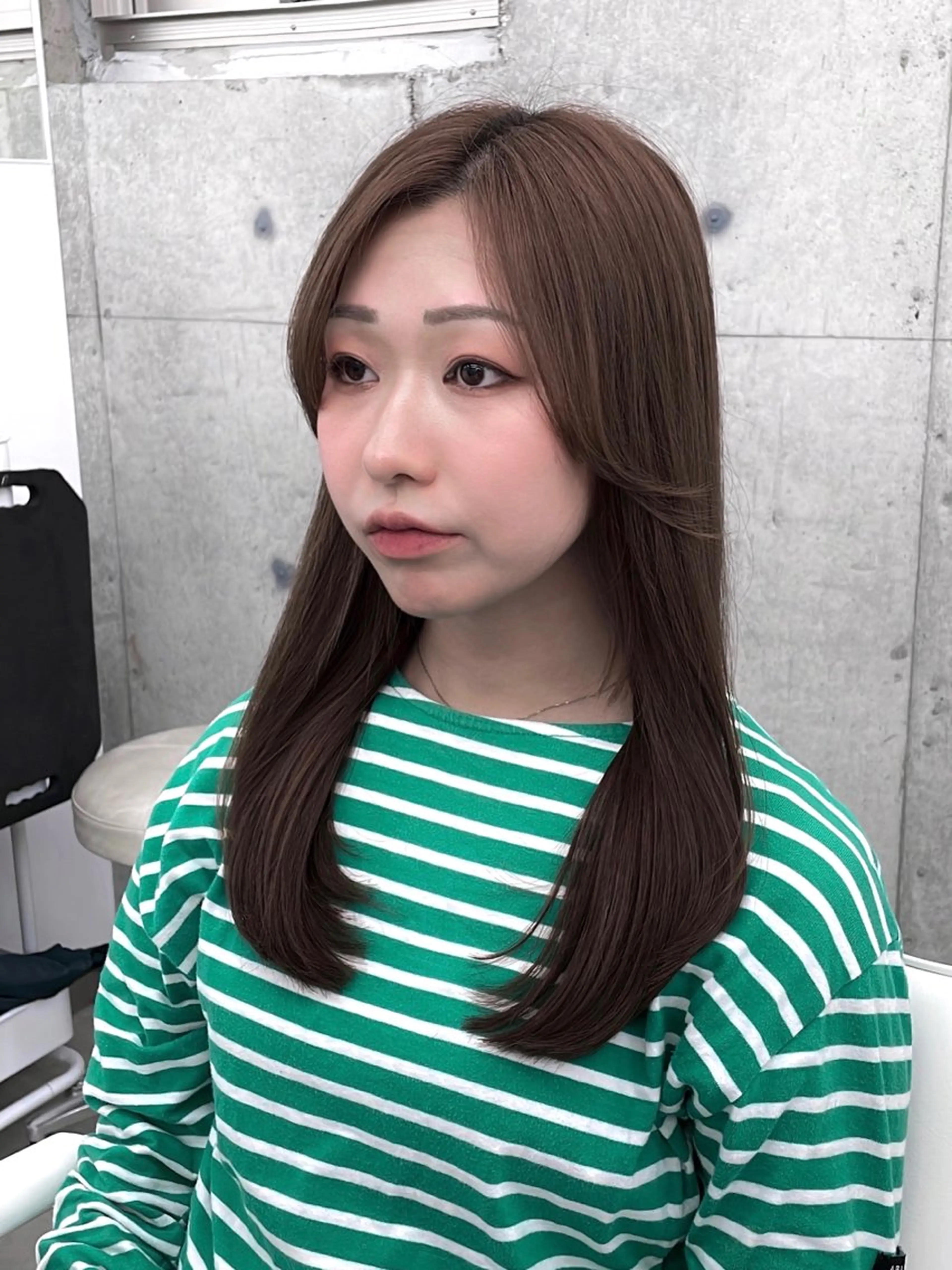 ミディアム カラー パーマ ヘアアレンジ IVY表参道所属・ヘアメイク小野リエ 韓国ハーフ🦊のヘアスタイル