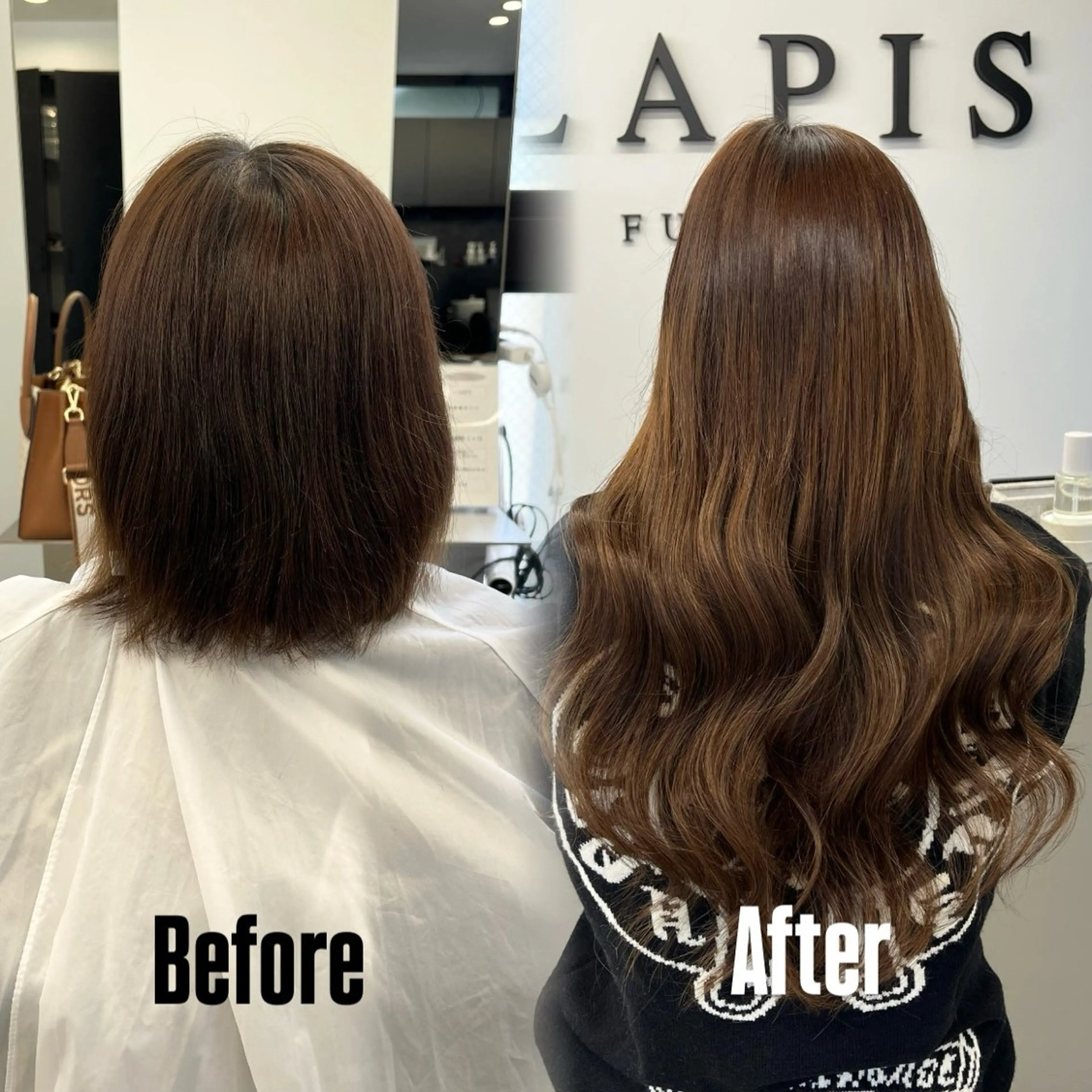 エクステ MOMOKA /　Lapis大名店のヘアスタイル