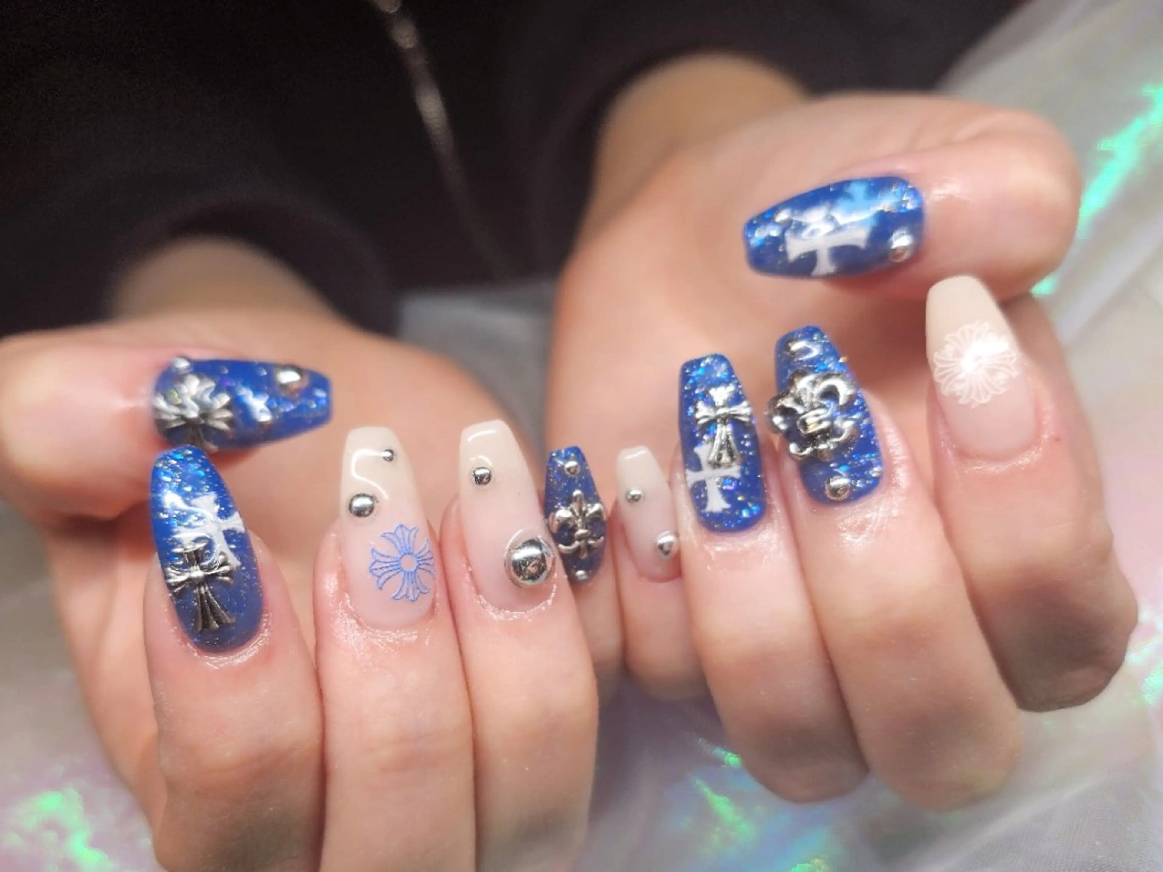 ネイル ハンドネイル 💜bora .のネイルデザイン