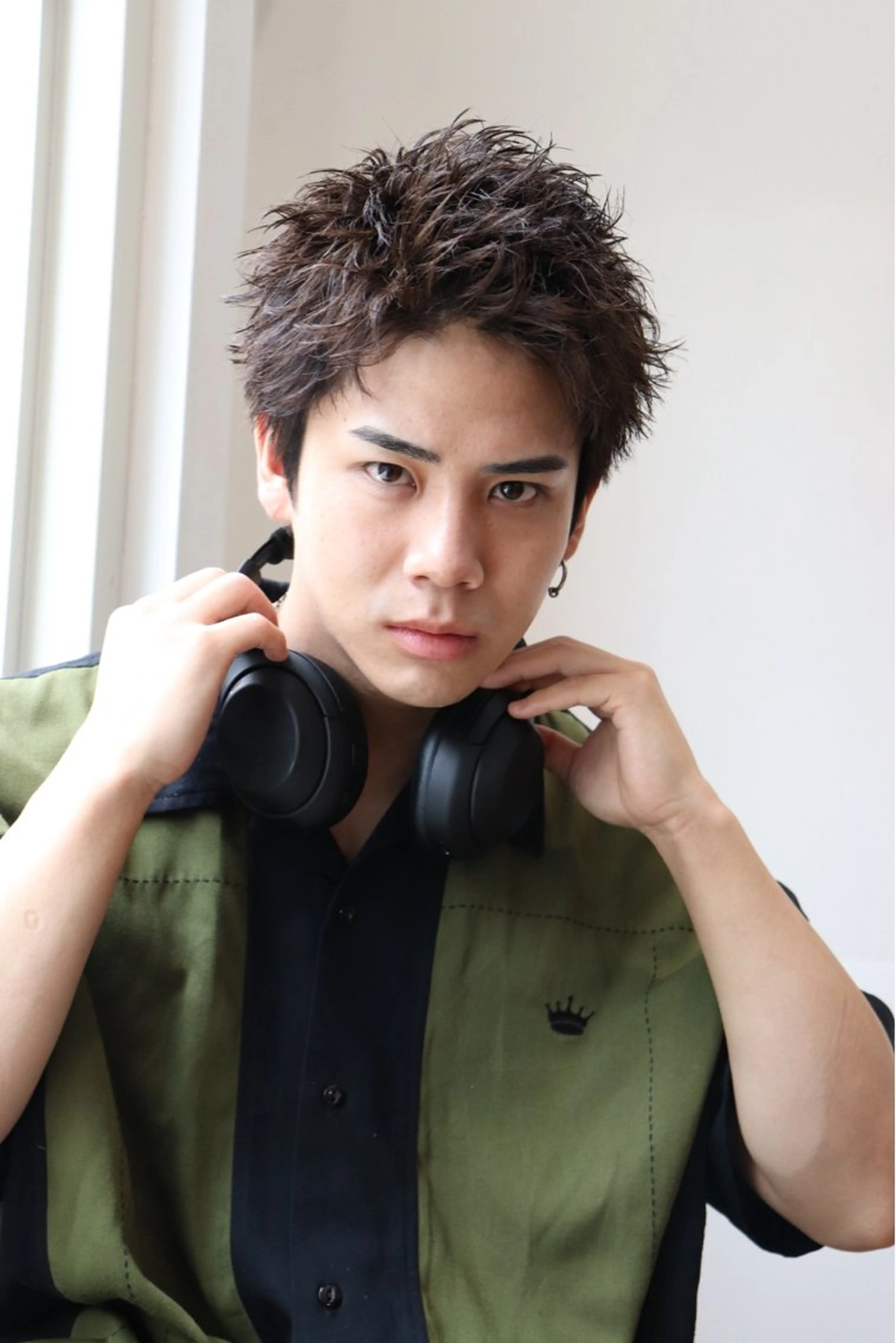 ショート パーマ ヘアアレンジ メンズ メンズパーマ スパイキーショート ショートヘア BORDO所属・竹内 奨のヘアスタイル