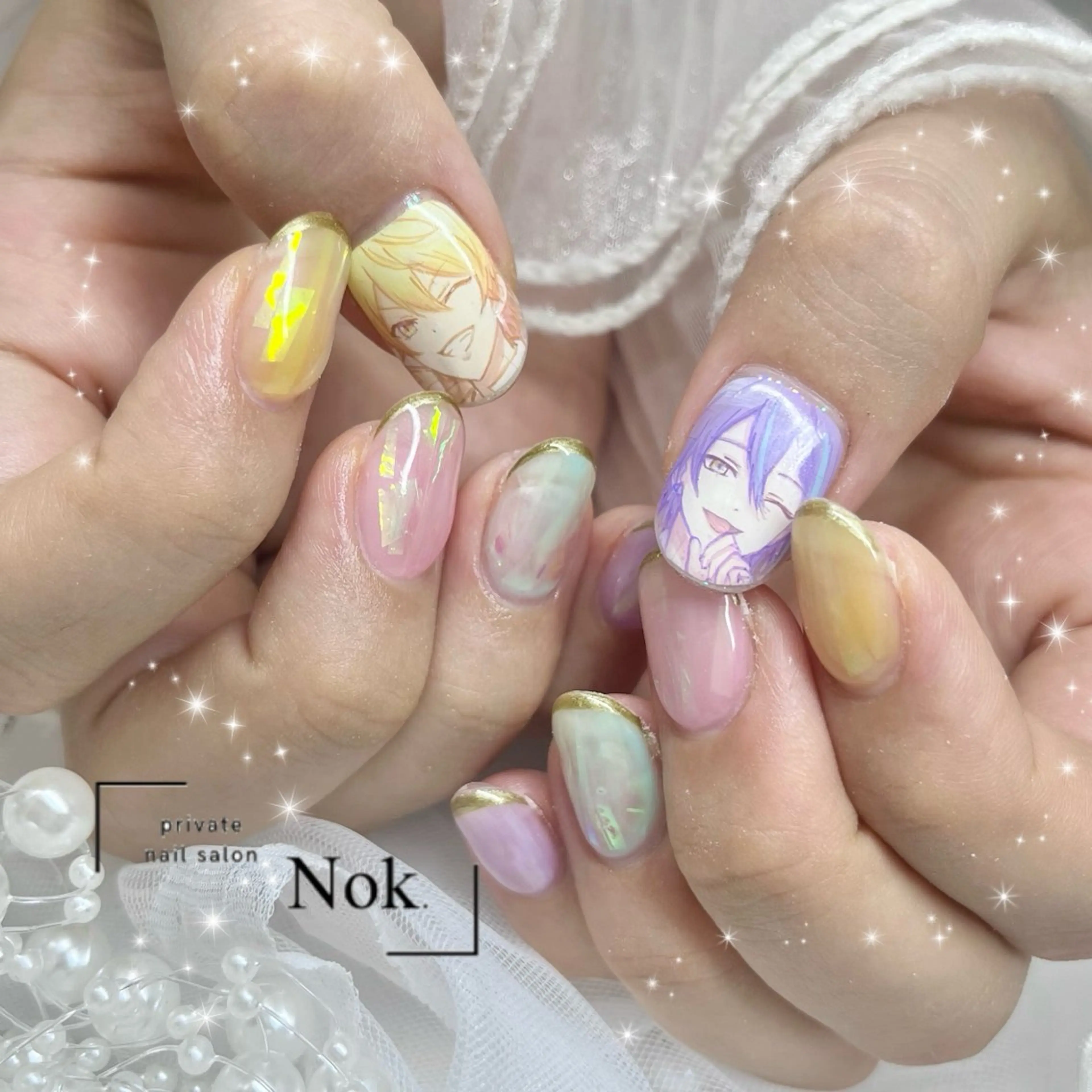 ネイル ハンドネイル 池袋痛ネイル Nok. 渡辺のネイルデザイン