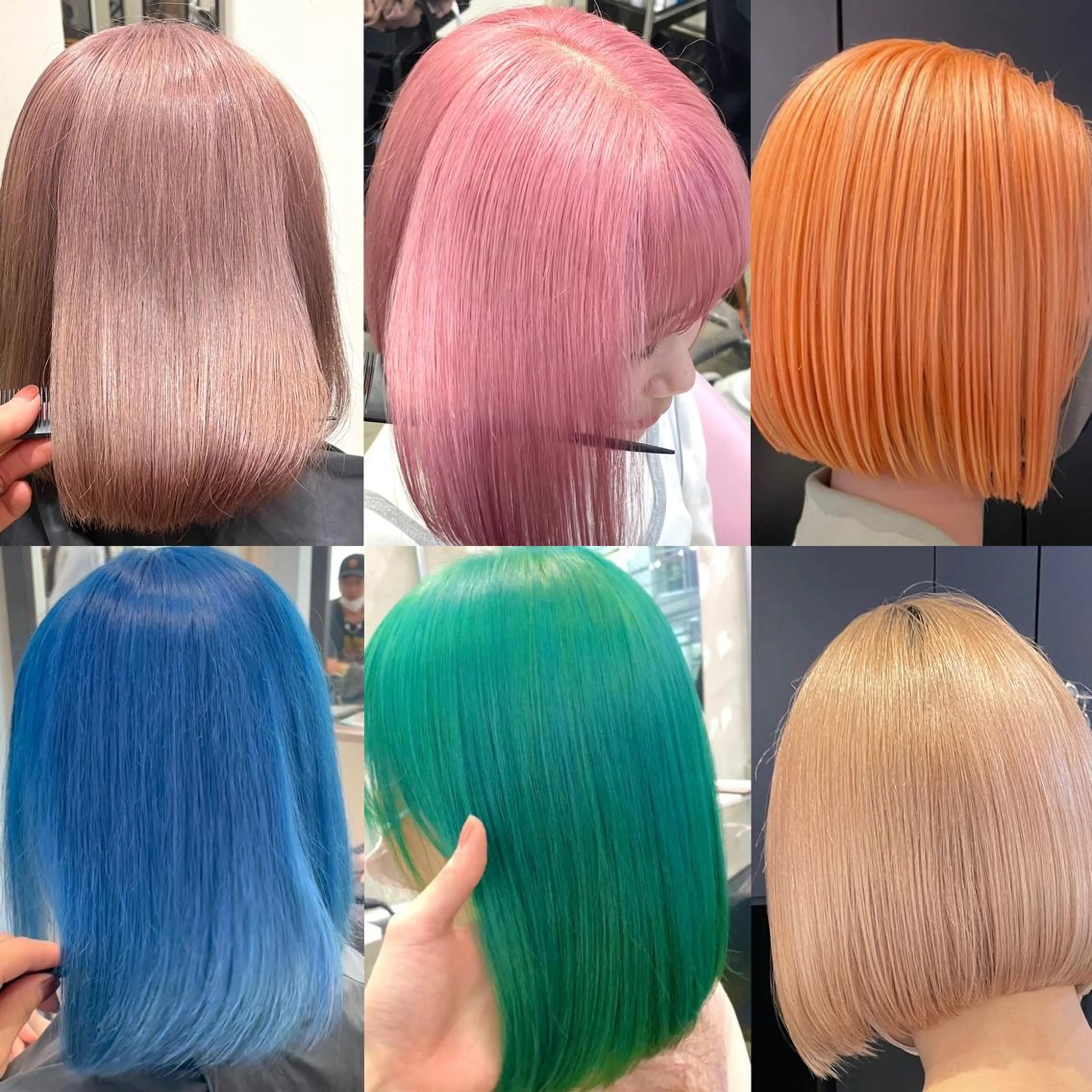 ロング カラー ヘアアレンジ 🧸ハイトーン🧸 ゆっきー🧸のヘアスタイル