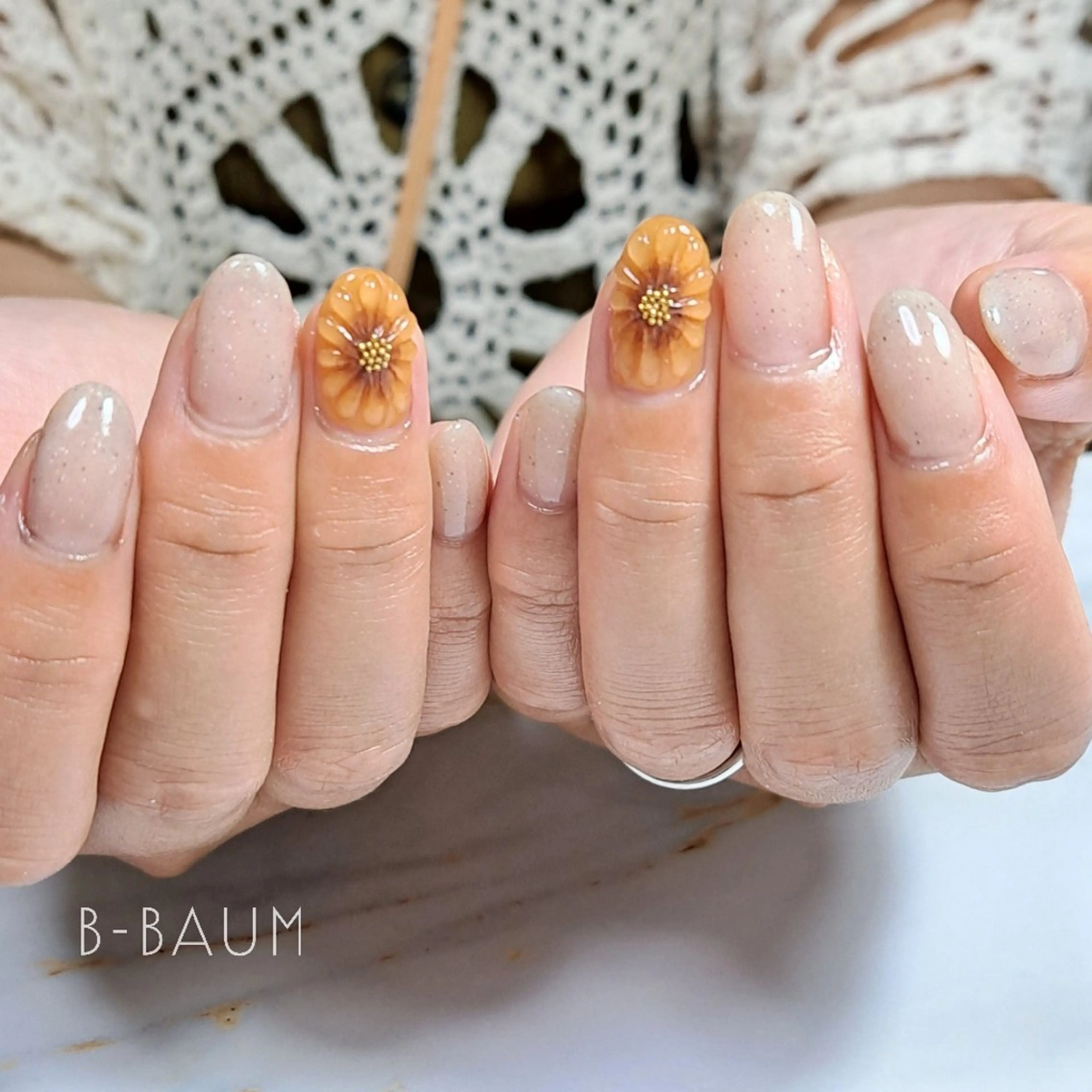 ネイル ぷっくりネイル ハンドネイル B-BAUM  nailsalon のネイルデザイン