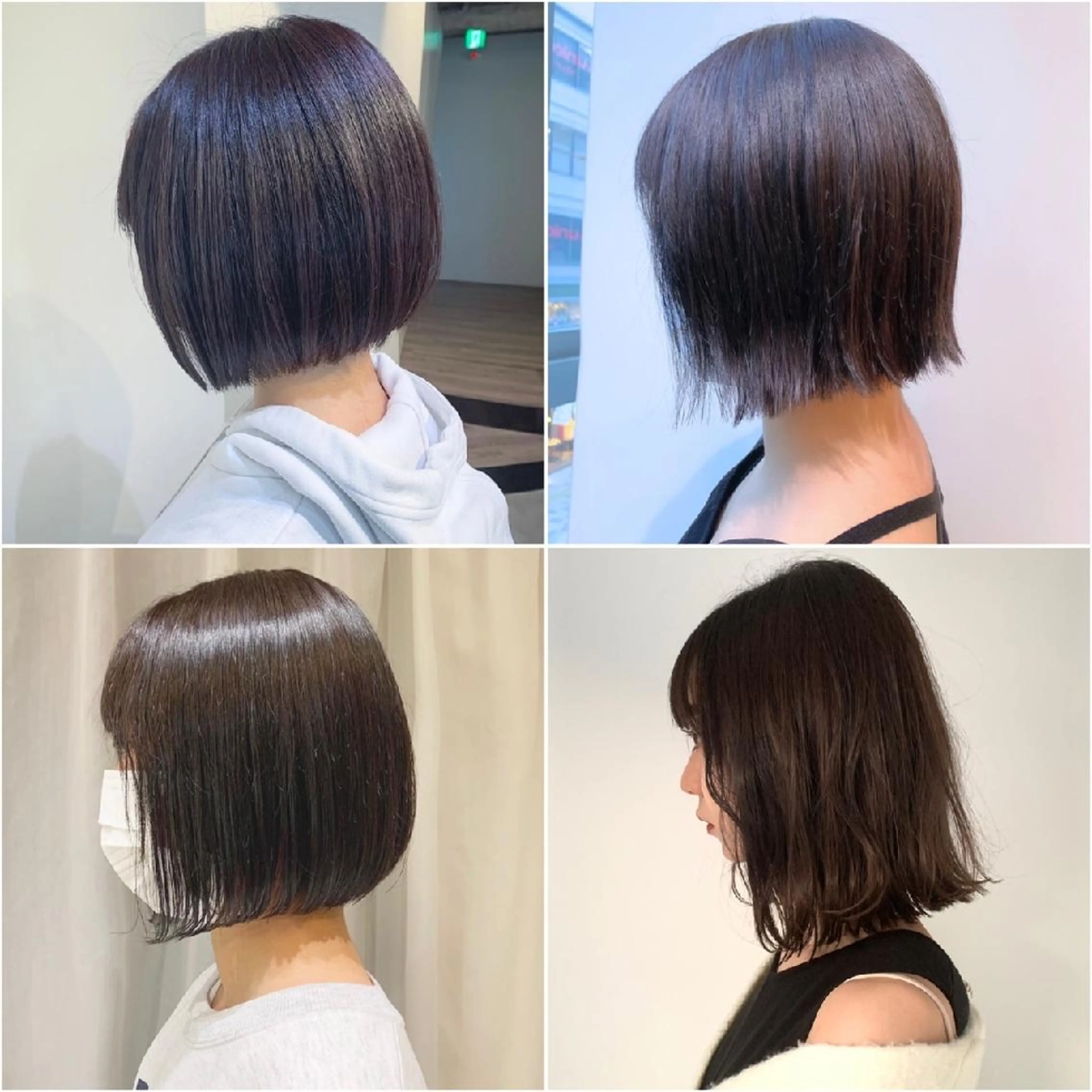 ショート ヘアアレンジ カラー パーマ ボブ salowin新宿三丁目店所属・🖤小顔ボブ/ウルフ レイヤー🖤山本諒のヘアスタイル
