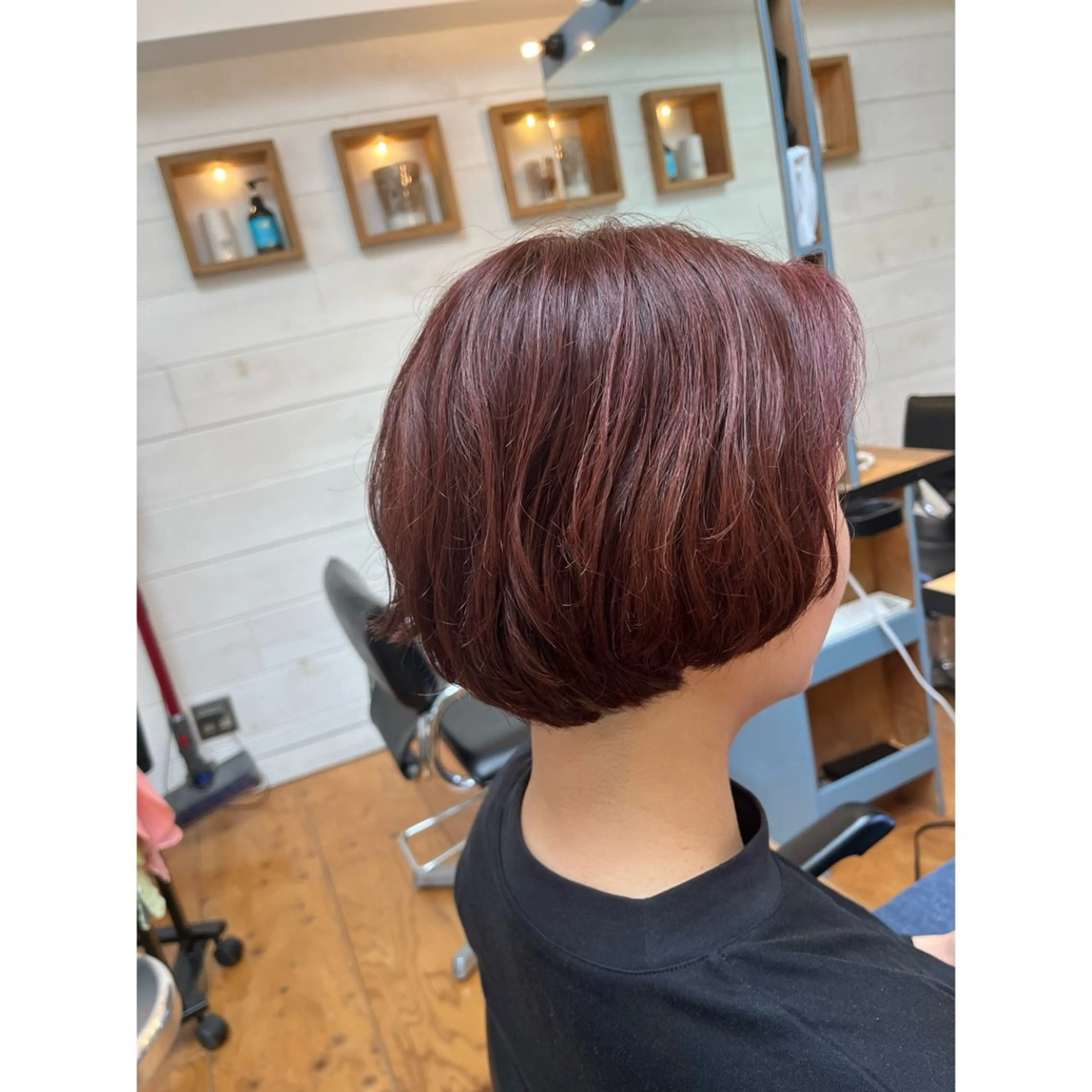 ショート カラー ショートヘア カット ヘアカラー トリートメント Lagom なかだのヘアスタイル