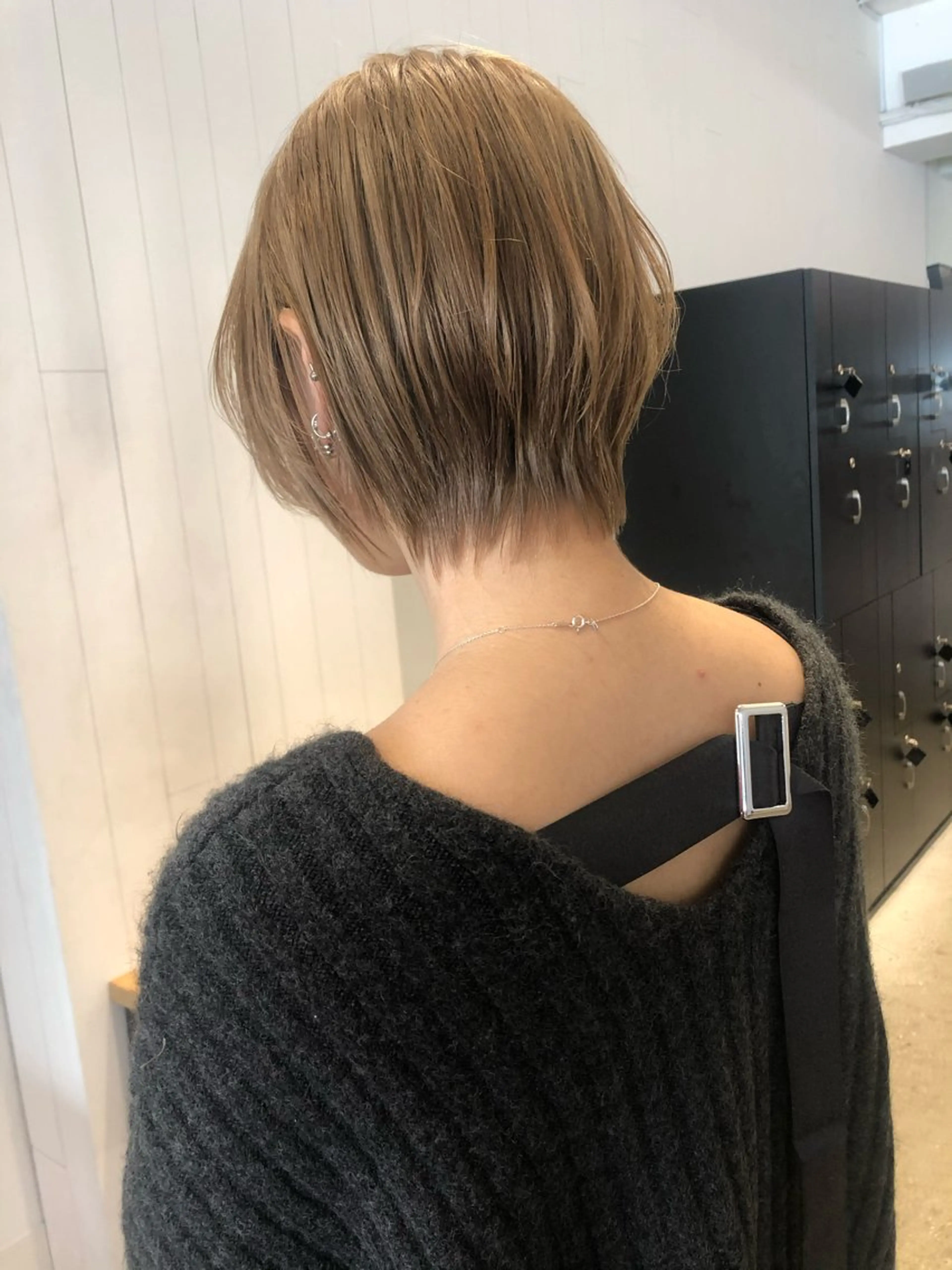 ショート ショートヘア 縮毛矯正、 押野七大のヘアスタイル
