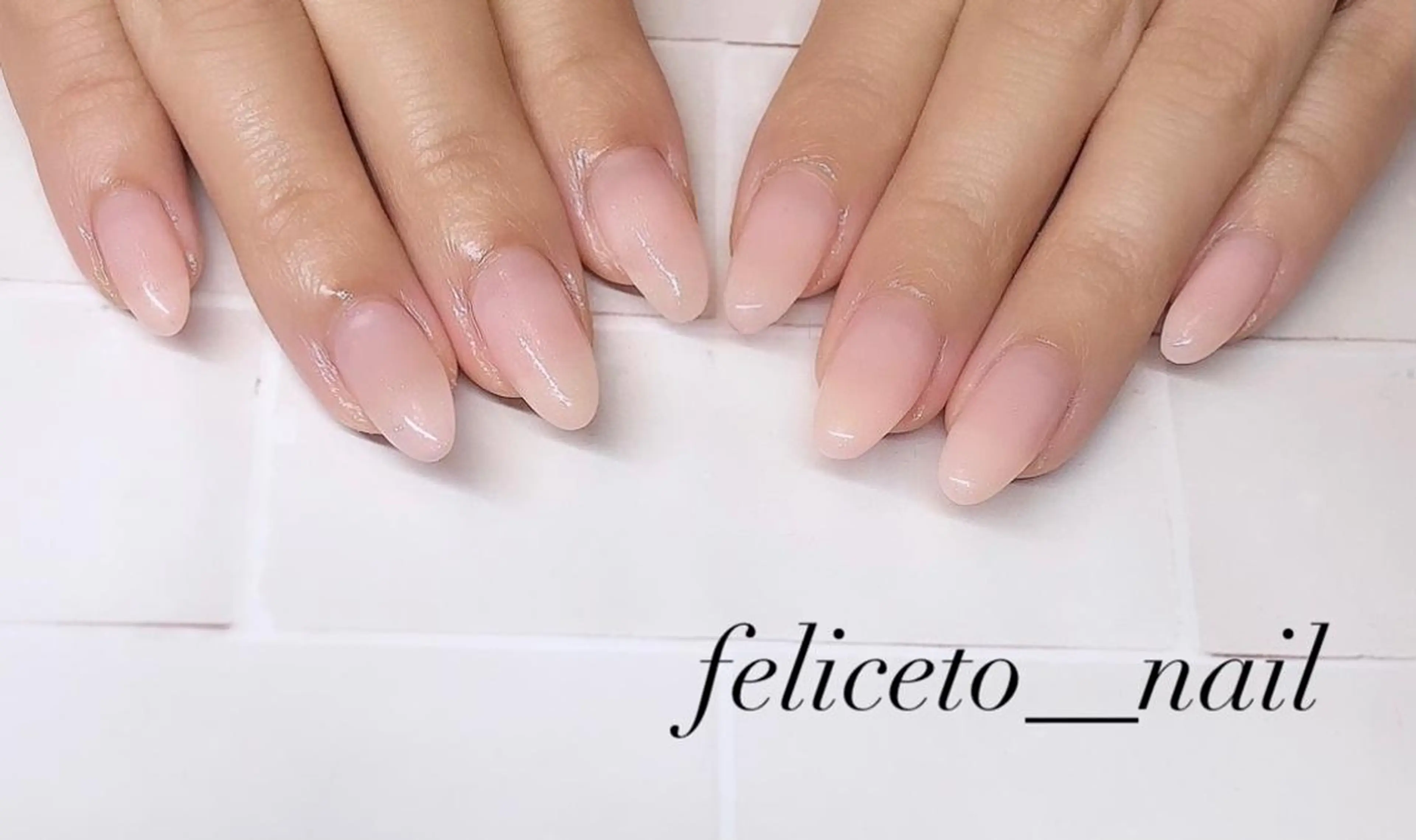 ネイル ピンク ピンクベージュ feliceto_nail所属・Honokaホノカ nailのエステ・リラクイメージ