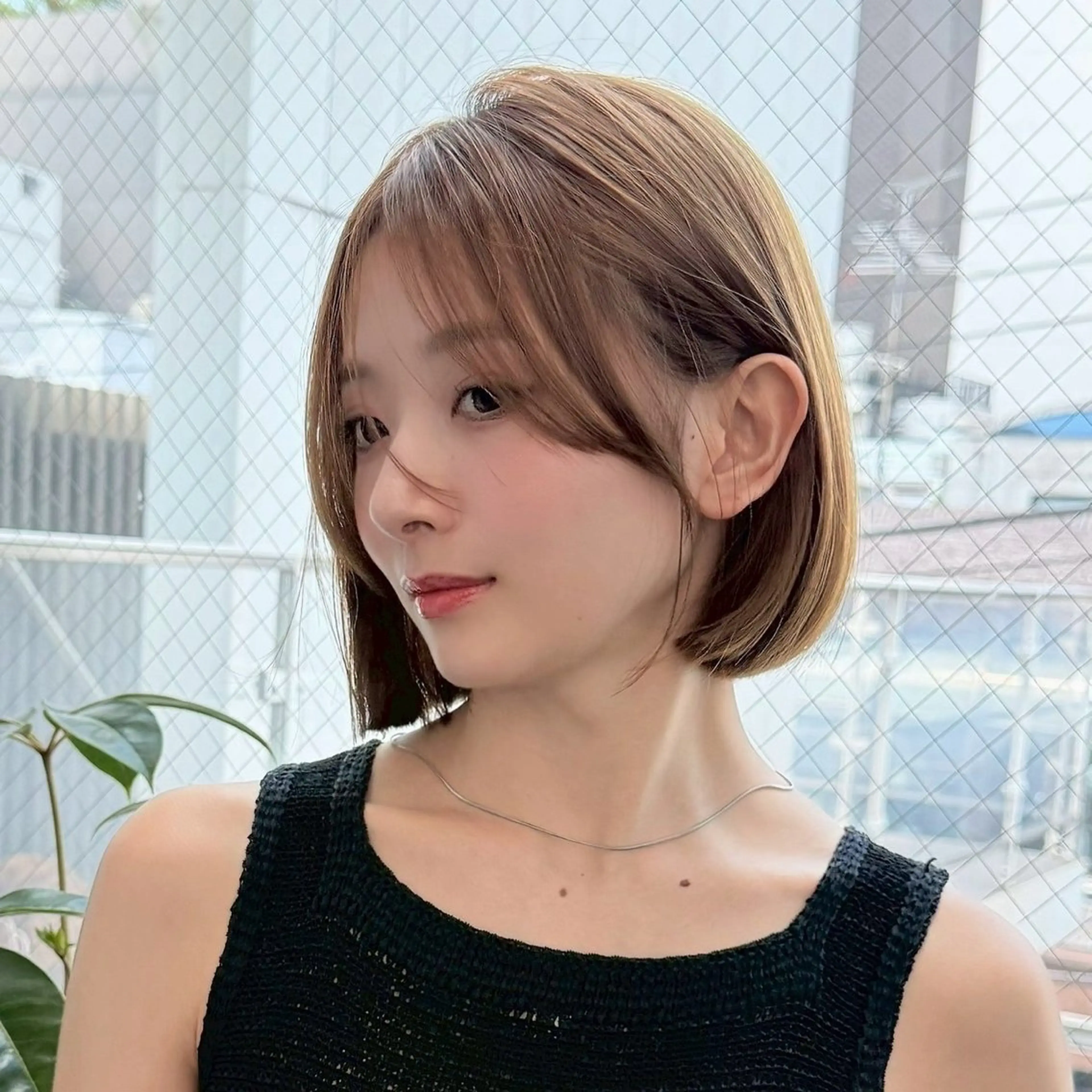 ショート カット ヘアカラー 髪質改善サロン Aster 天神大名店 【アスター】所属・ワンホンヘア× ベージュ🤍ひな🤍のヘアスタイル