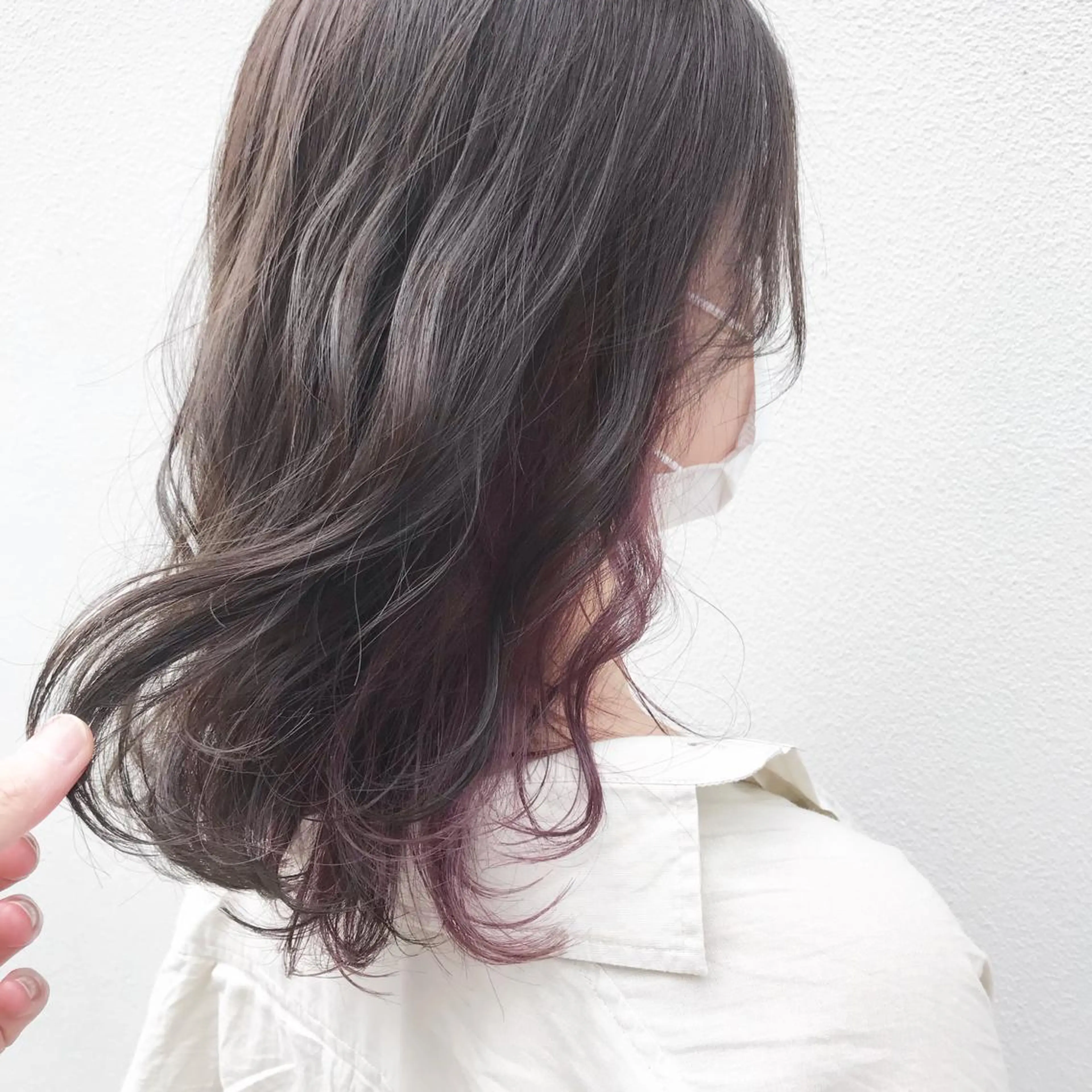 ミディアム カラー ヘアカラー トリートメント 嶋佐 昌大 シマサマオのヘアスタイル