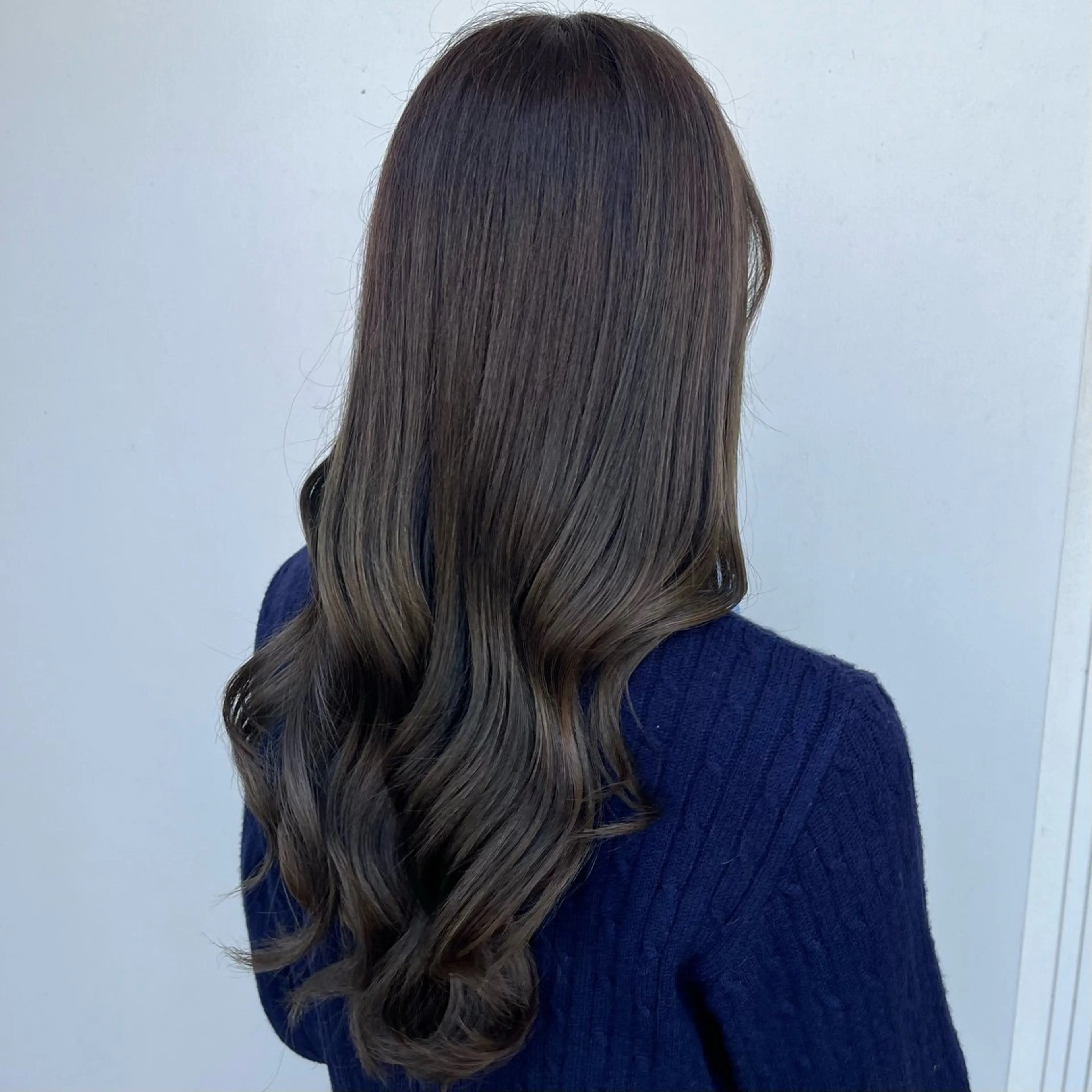 カラー ブラウンカラー 透明感カラー オリーブブラウン オリーブカラー ヘアカラー 加藤 菜々子のヘアスタイル