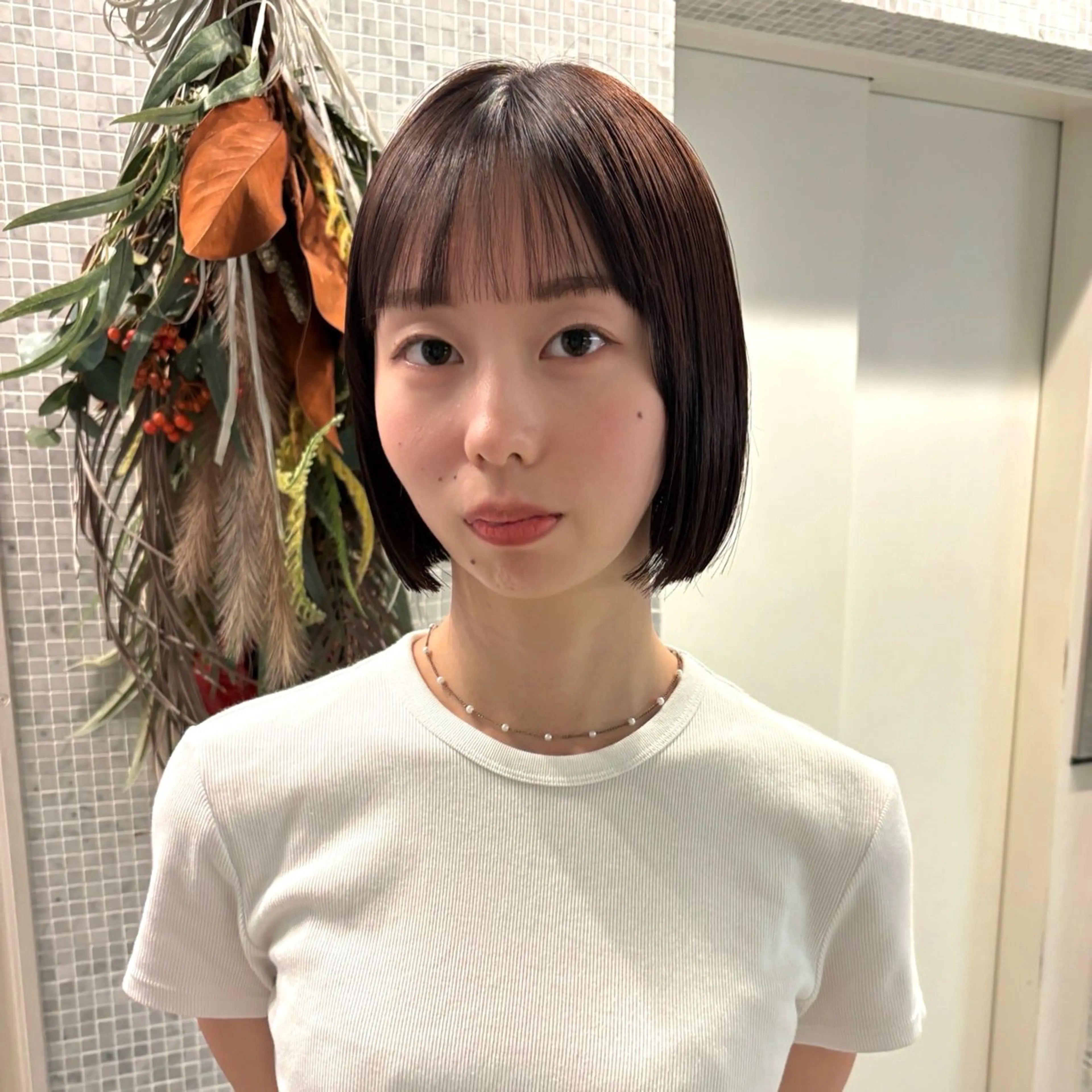 ショート カラー ボブ カット LAPENSEE VERT所属・レイヤーカット /ボブ/azusaのヘアスタイル