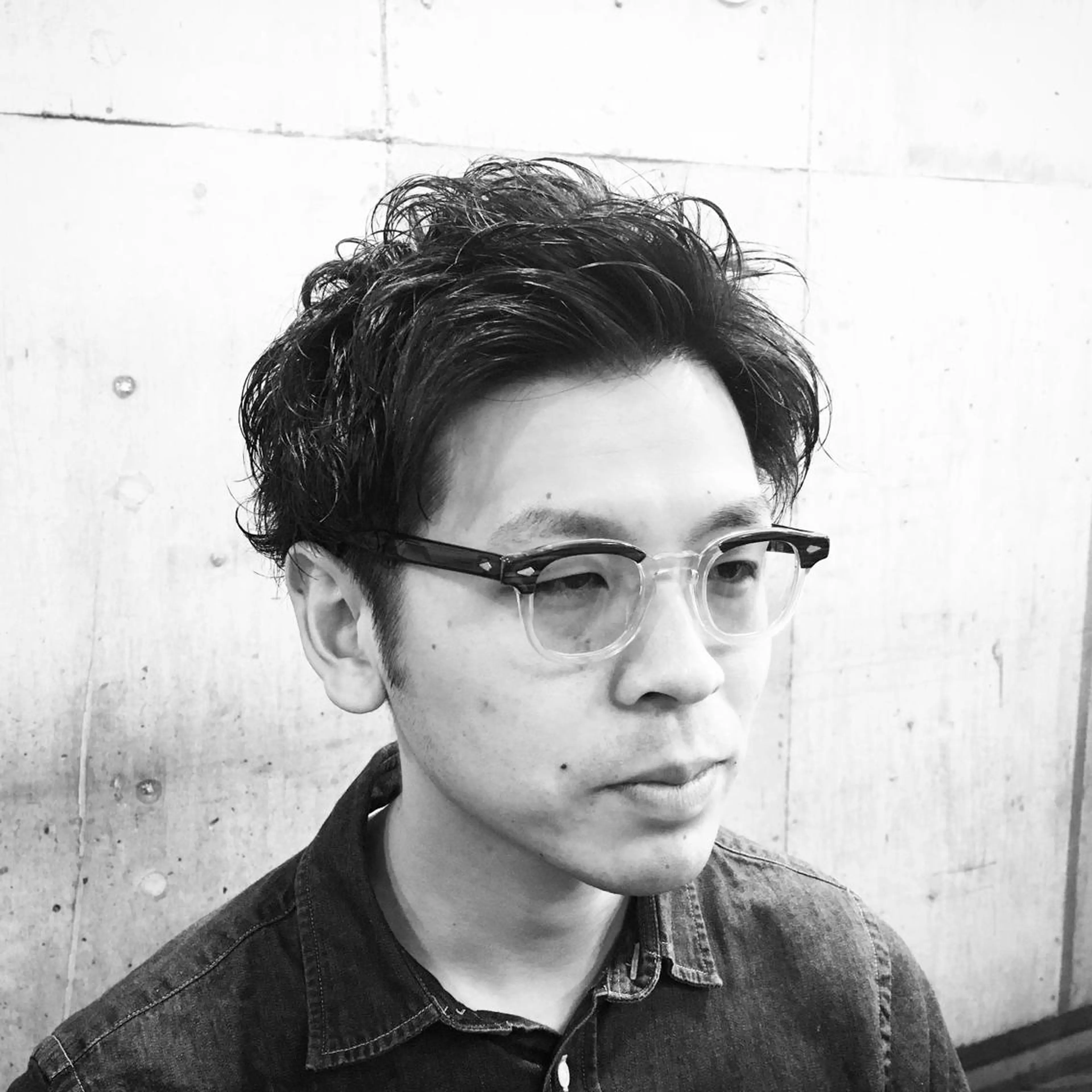 パーマ メンズ メンズパーマ カット パーマ トリートメント ツイストスパイラル 波巻き🩵片平和香奈のヘアスタイル
