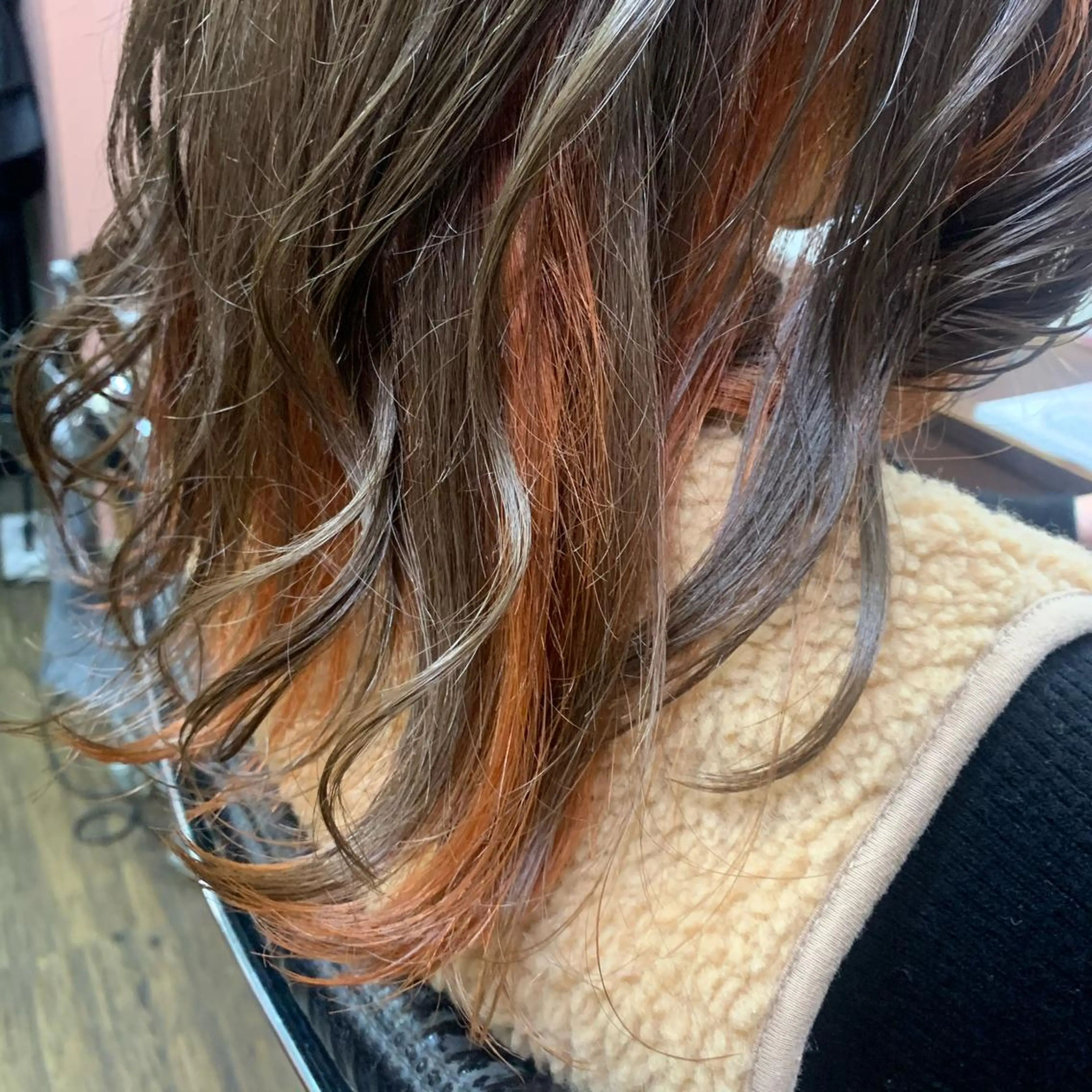 ミディアム カラー chouette/ 根本優希のヘアスタイル