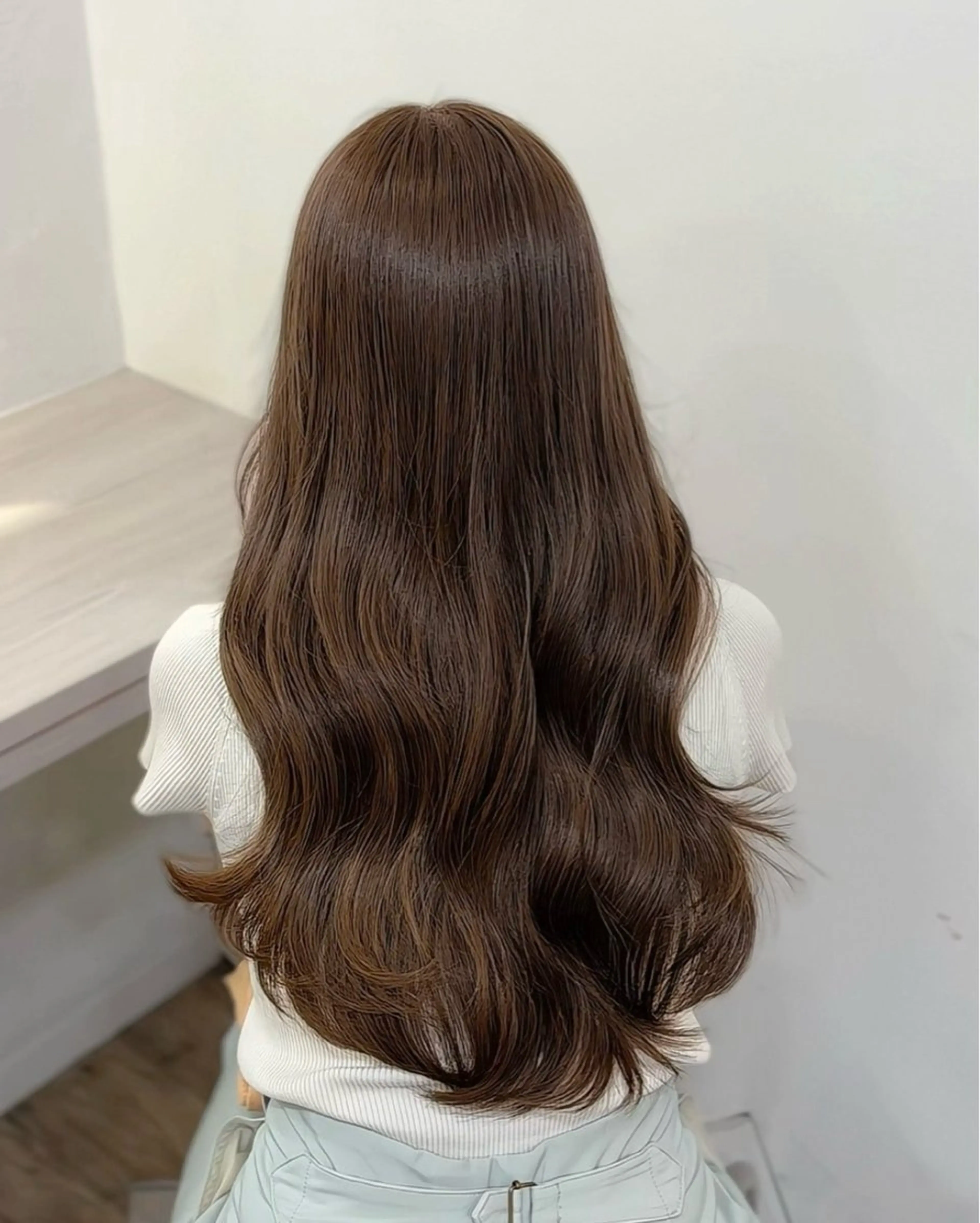 ロング カラー ヘアカラー ioe 茶屋町のヘアスタイル