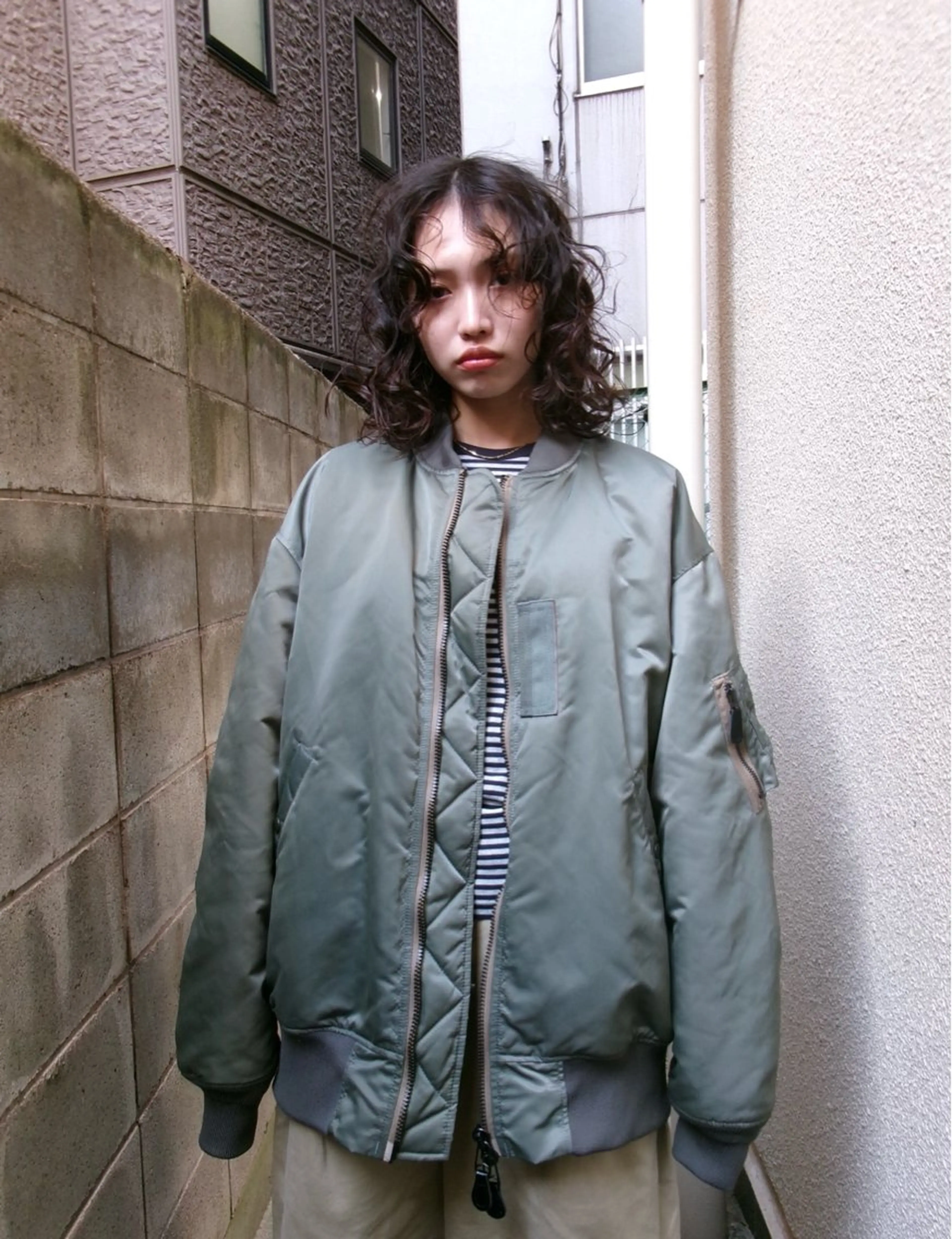 ミディアム パーマ デザインカット/ パーマ/nanaのヘアスタイル