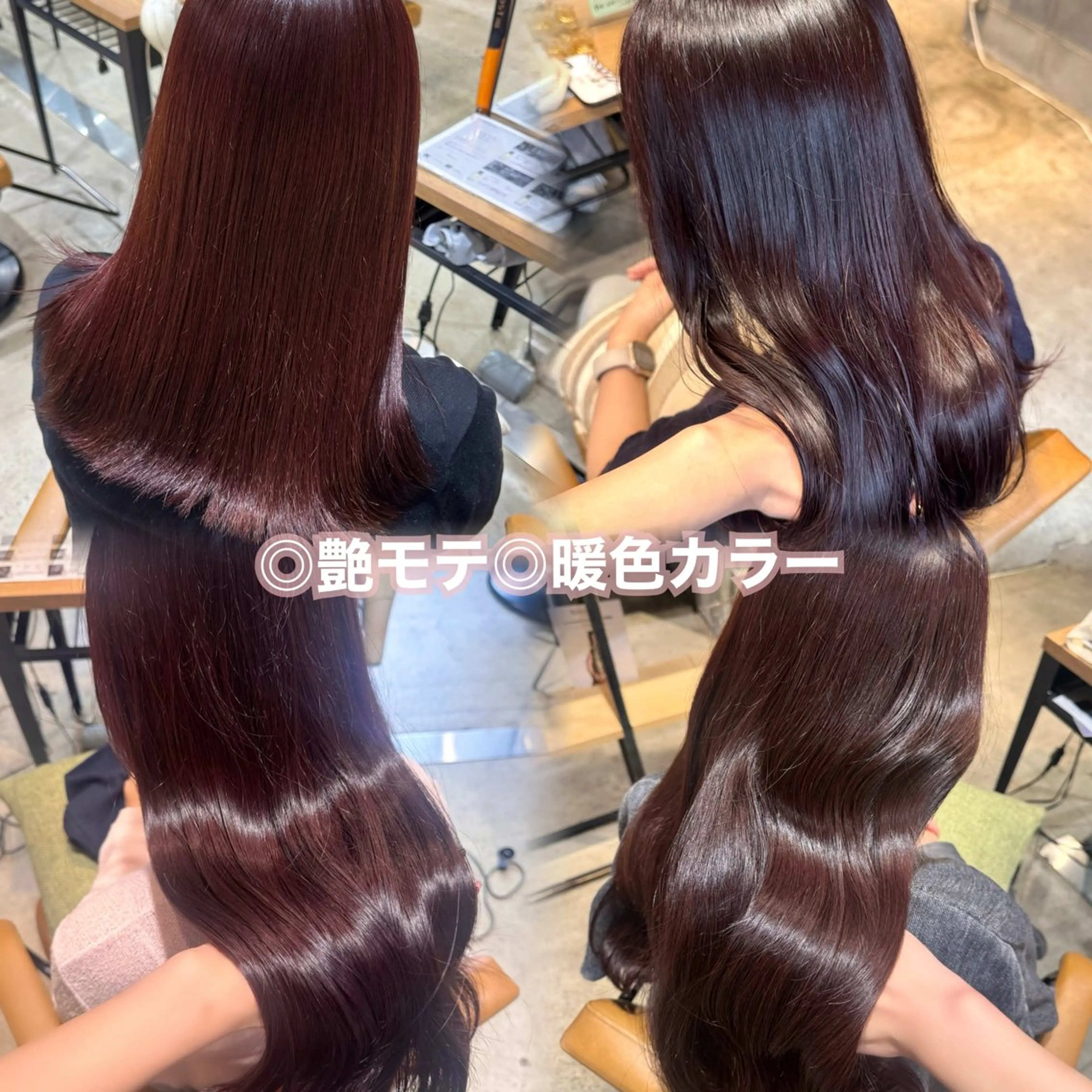 ロング カラー ヘアアレンジ 🎀顔まわりカット/ 上久保日葵🎀のヘアスタイル