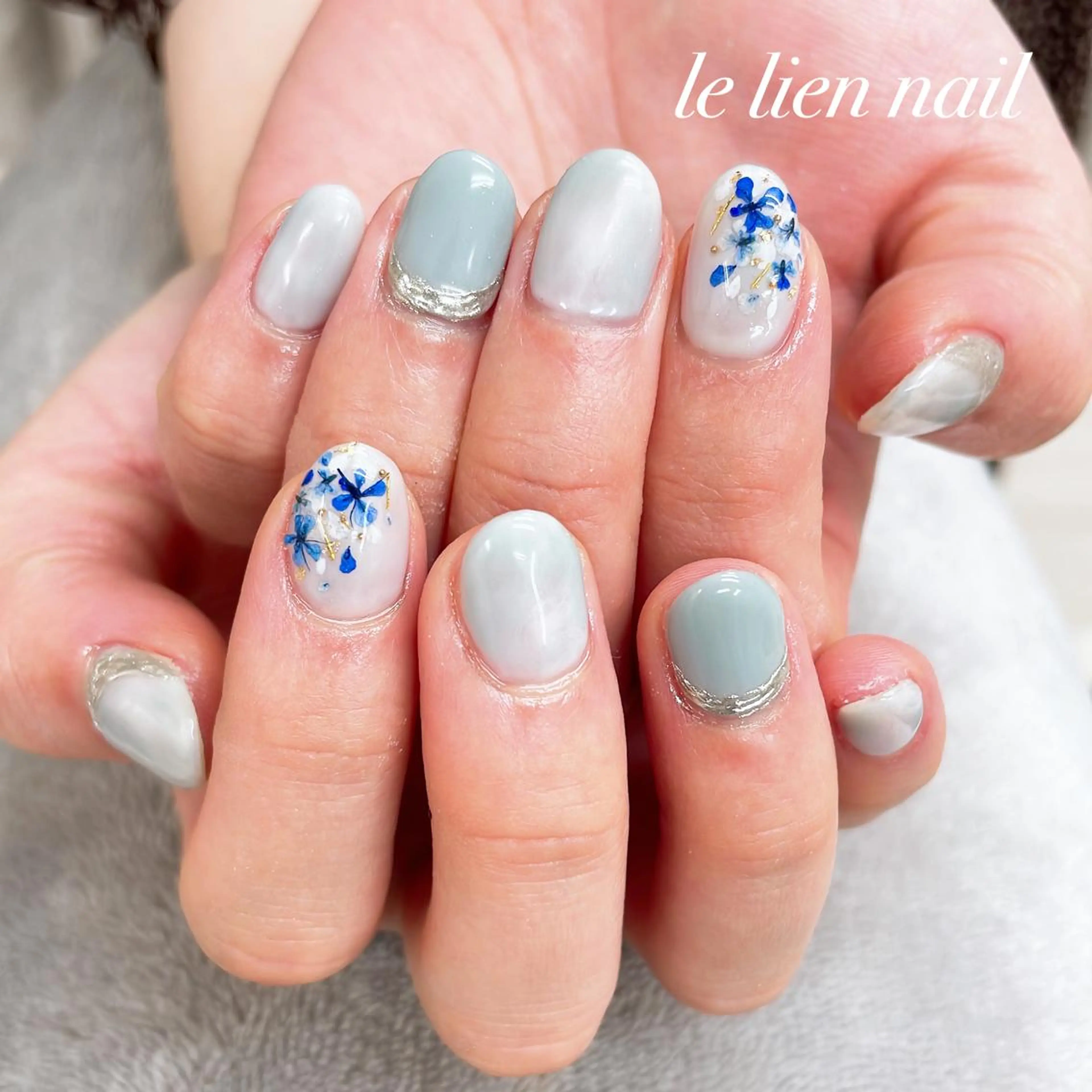 ショート ハンドネイル le lien nailのネイルデザイン
